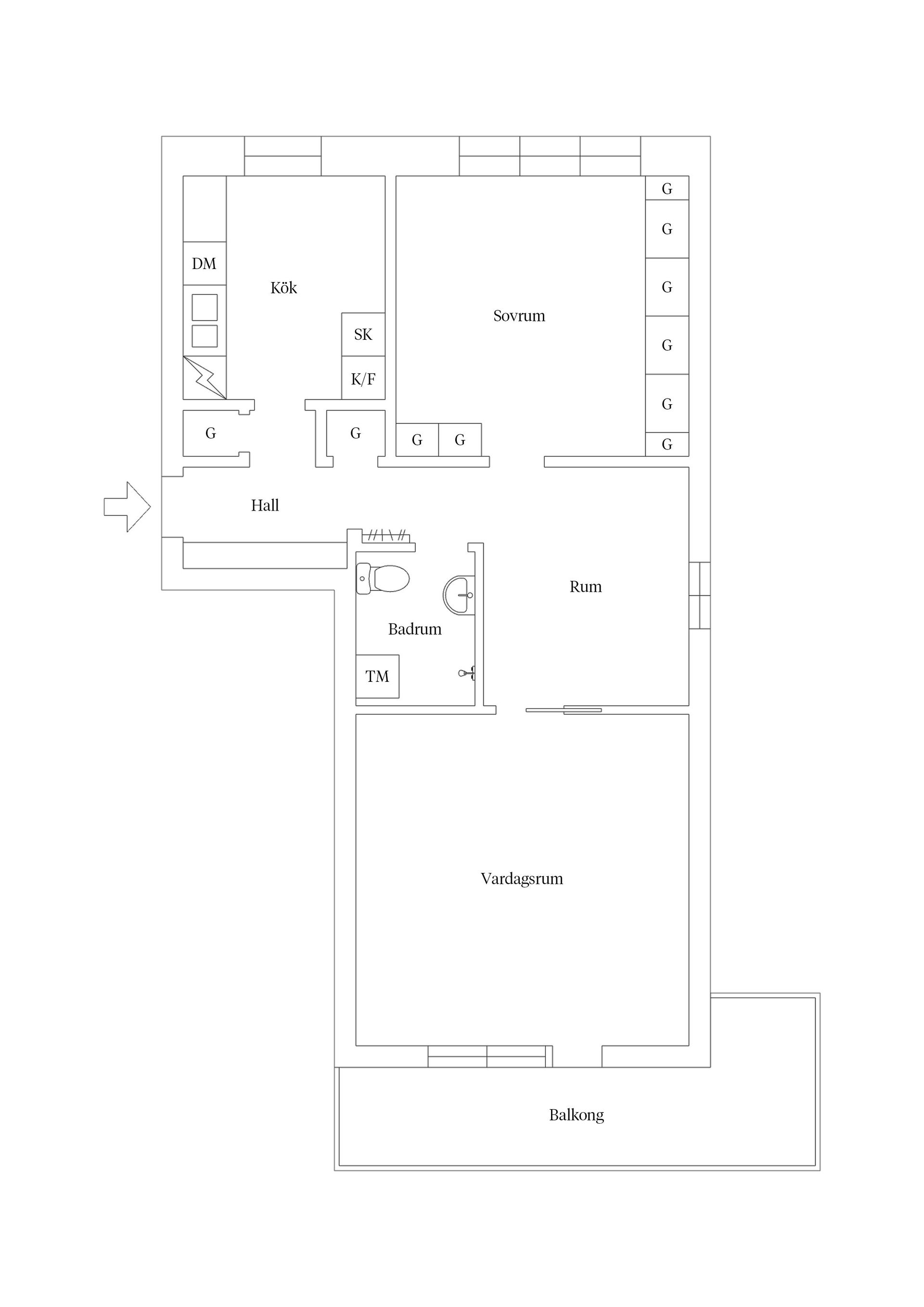 Bostadsrätt, Geijersgatan 21A, Luthagen, Uppsala