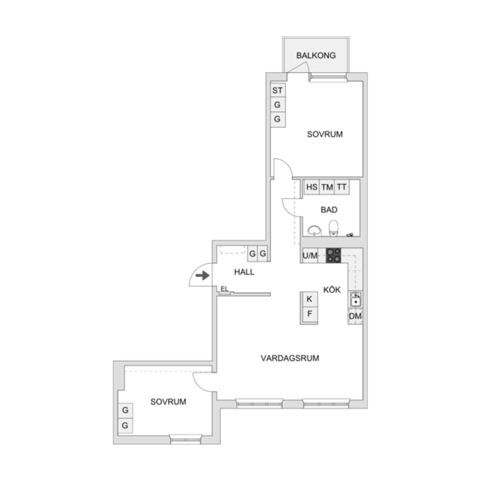 Bostadsrätt, Leopoldsgatan 25, Nyby, Uppsala