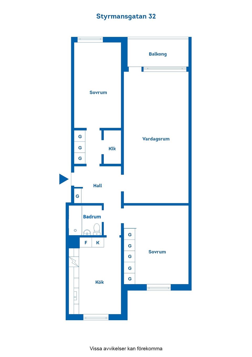 Bostadsrätt, Styrmansgatan 32, Centralt, Norrköping