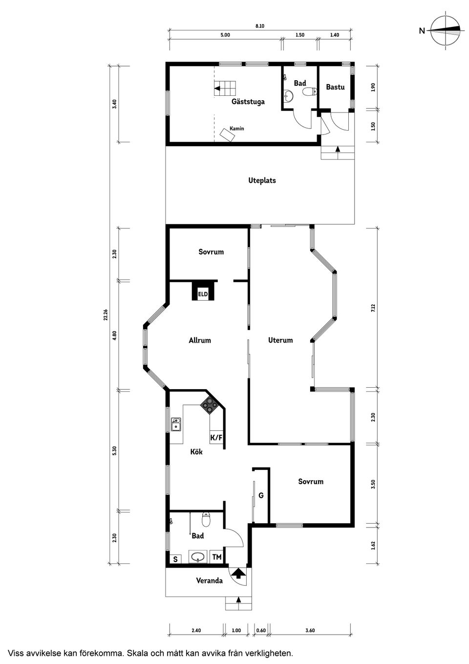 Villa, Lycke 40, Lycke , Klippan