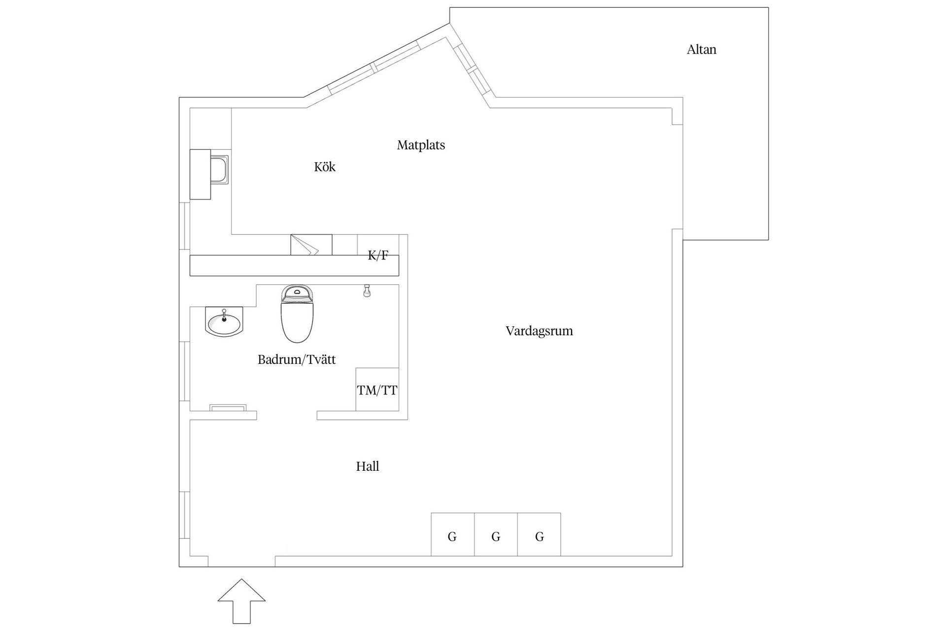 Bostadsrätt, Byalagsvägen 18, Centrala Stuvsta, Huddinge