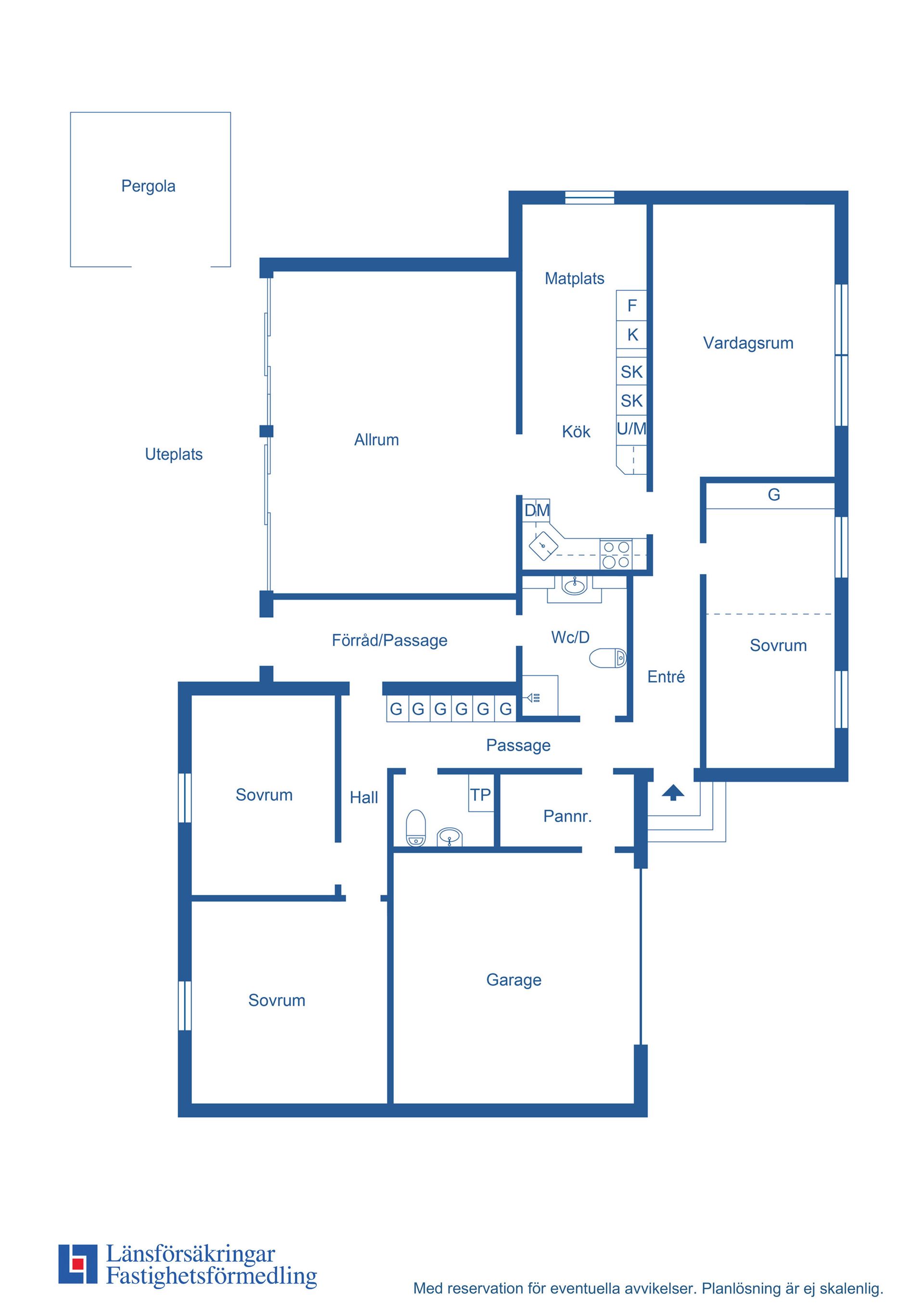 Villa, Ringvägen 6, Onslunda, Tomelilla