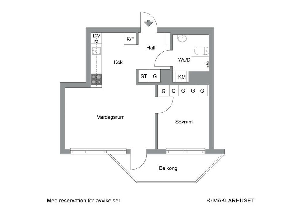 Bostadsrätt, Slåttervägen 6, Ulriksdal, Solna