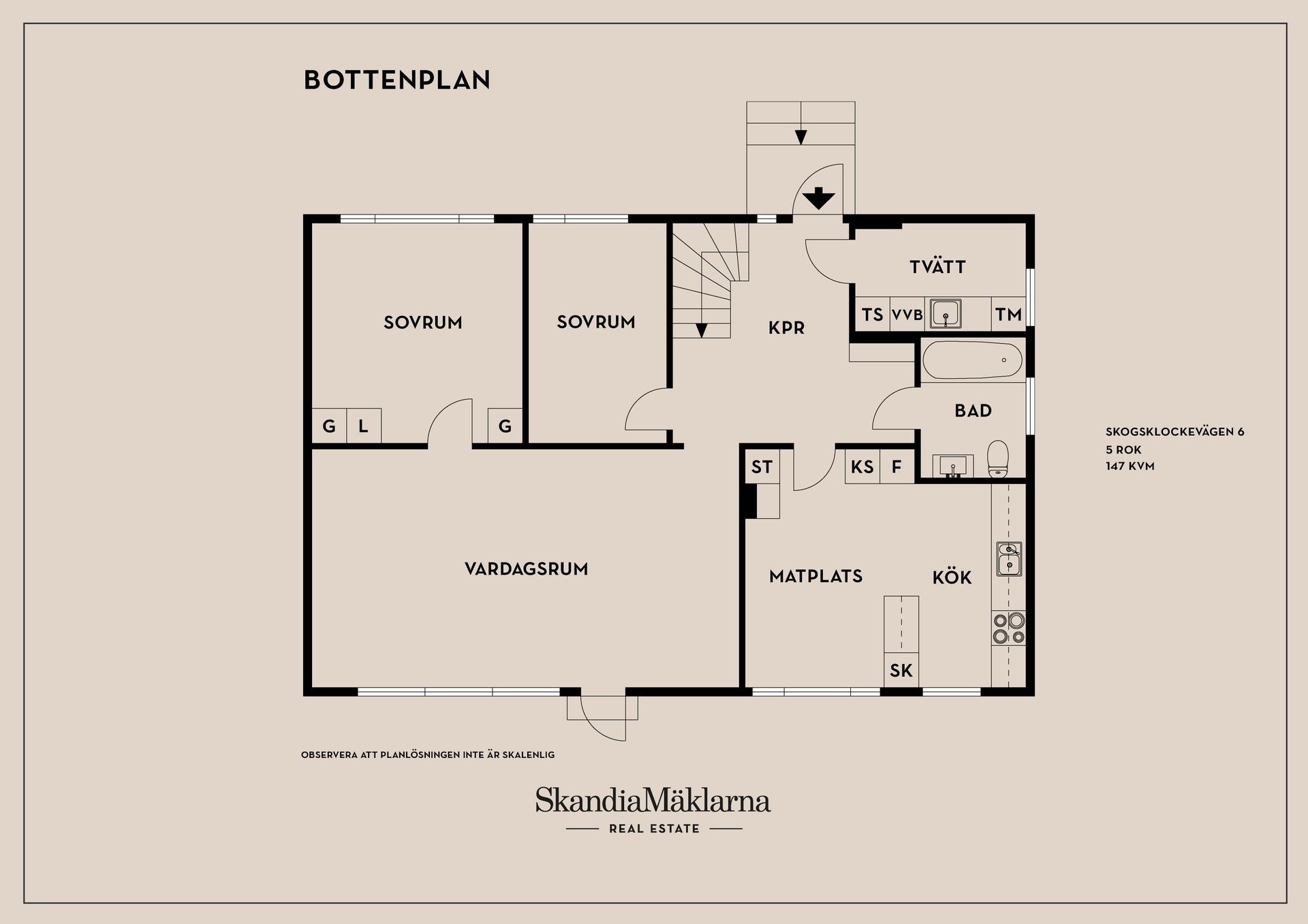 Villa, Skogsklockevägen 6, Upplands-Bro - Finnsta, Upplands-Bro