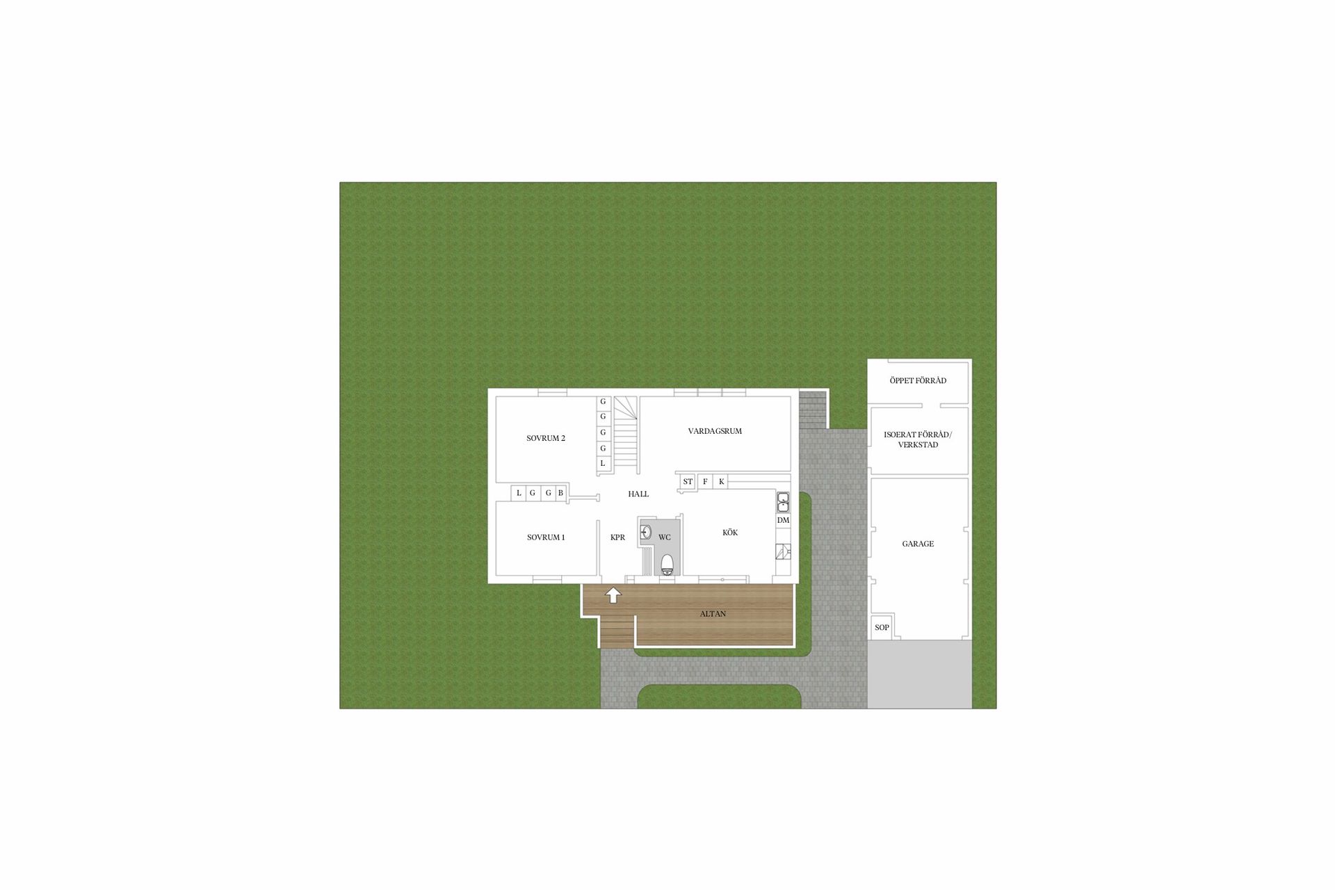 Villa, Kaptensgatan 8, Höör - Centralt, Höör