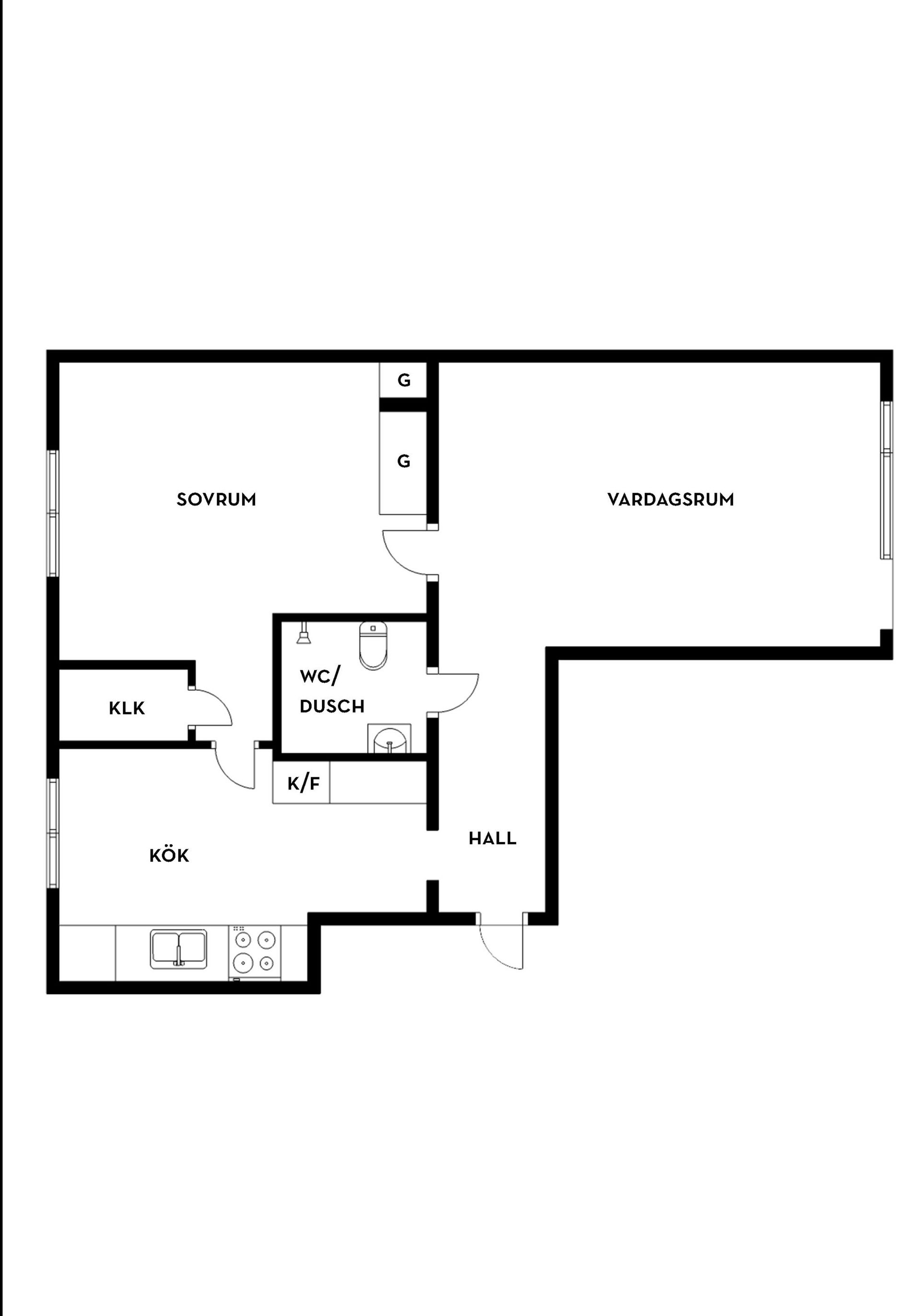 Bostadsrätt, Tybblegårdarna 2A, Jönåker, Nyköping