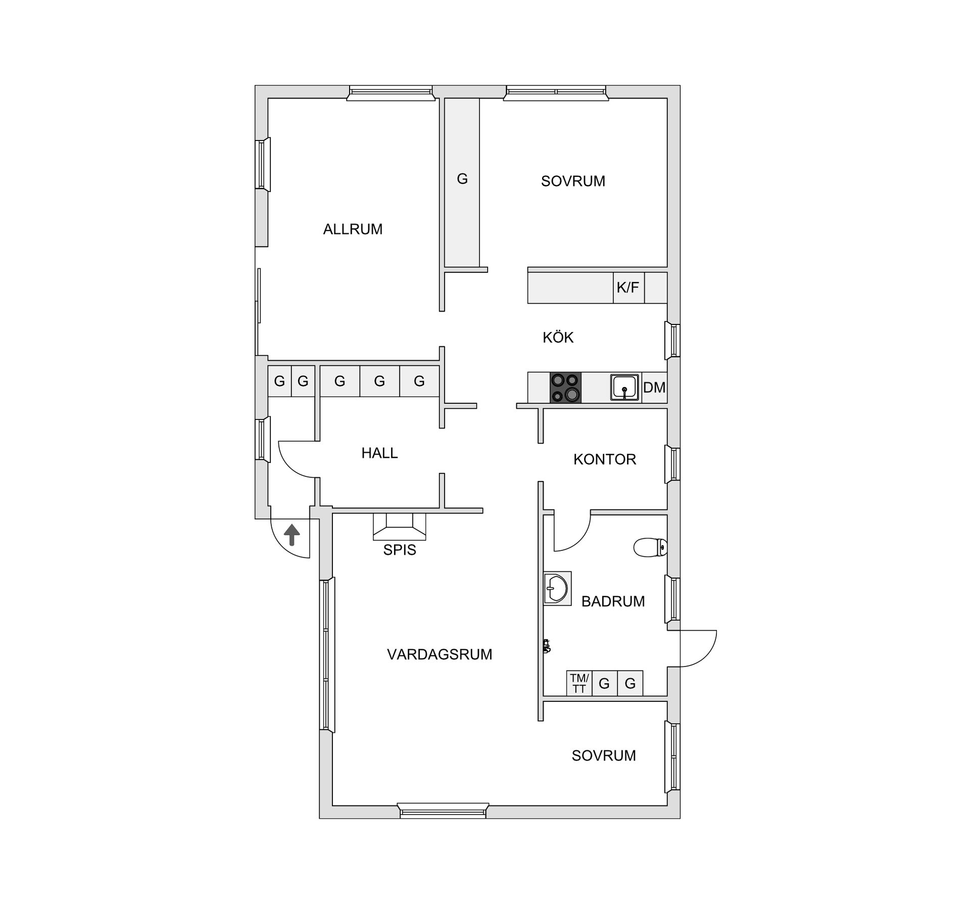 Villa, Sparvstigen 5, Sjöbo Sommarby, Sjöbo