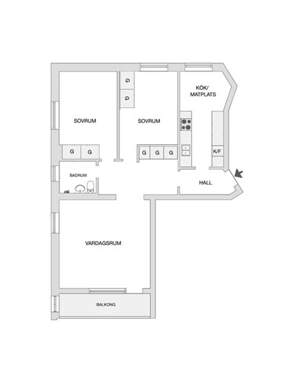 Bostadsrätt, Fjällstigen 37, Tullen, Borås