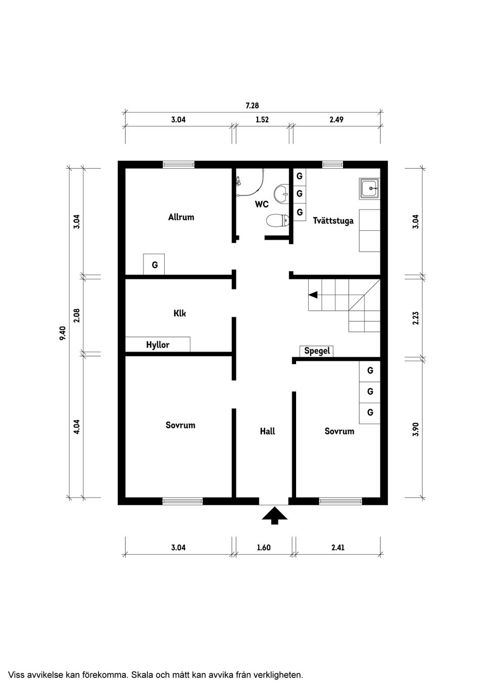 Villa, Radhus, Furulundsvägen 2B, Lena/Östadkulle, Vårgårda