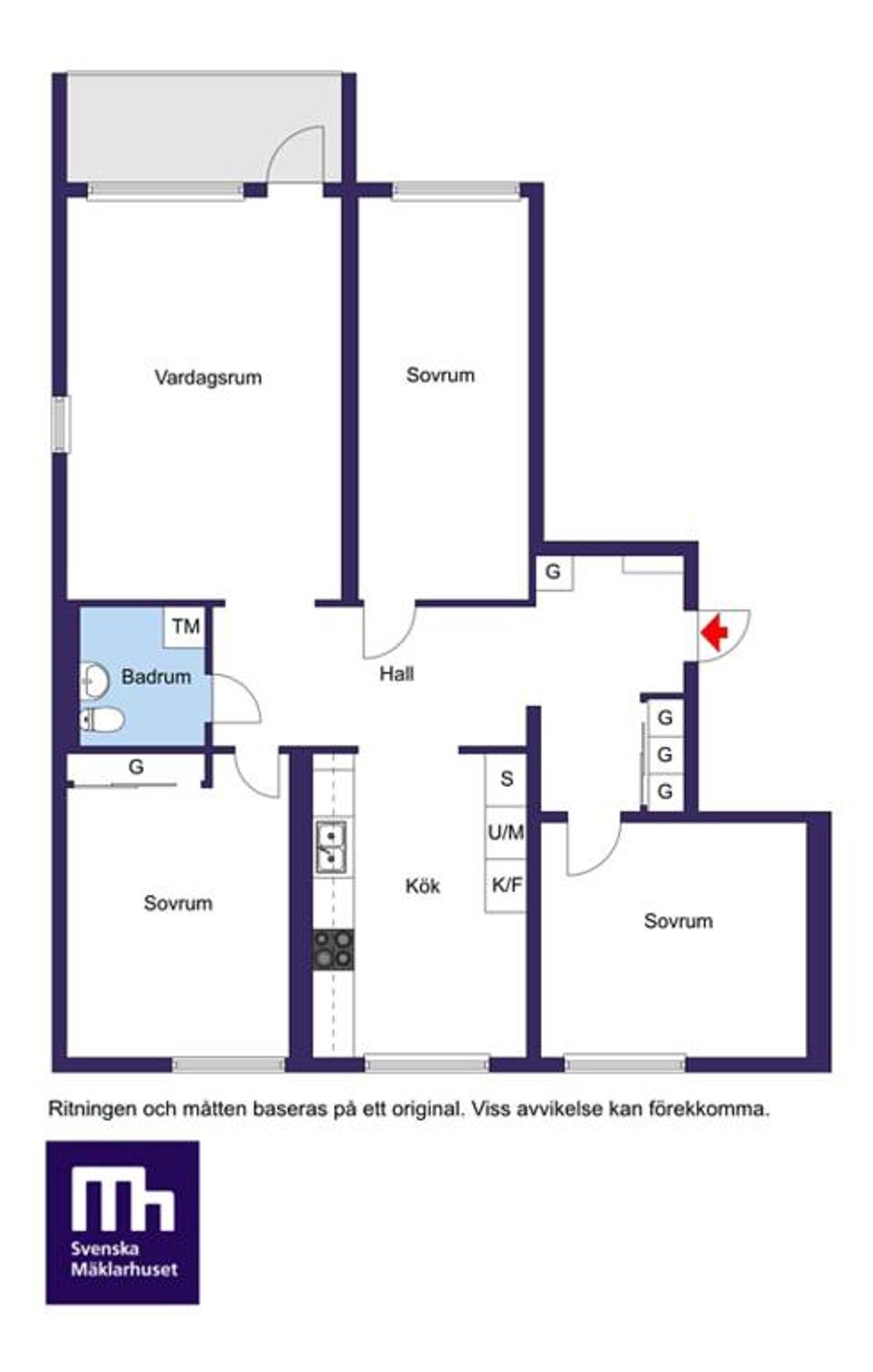 Bostadsrätt, Månadsvägen 74, Jakobsberg, Järfälla
