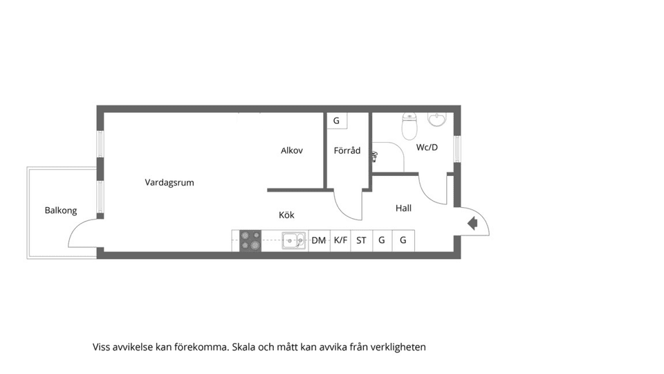Bostadsrätt, Östra ringgatan 24, Centrum, Enköping