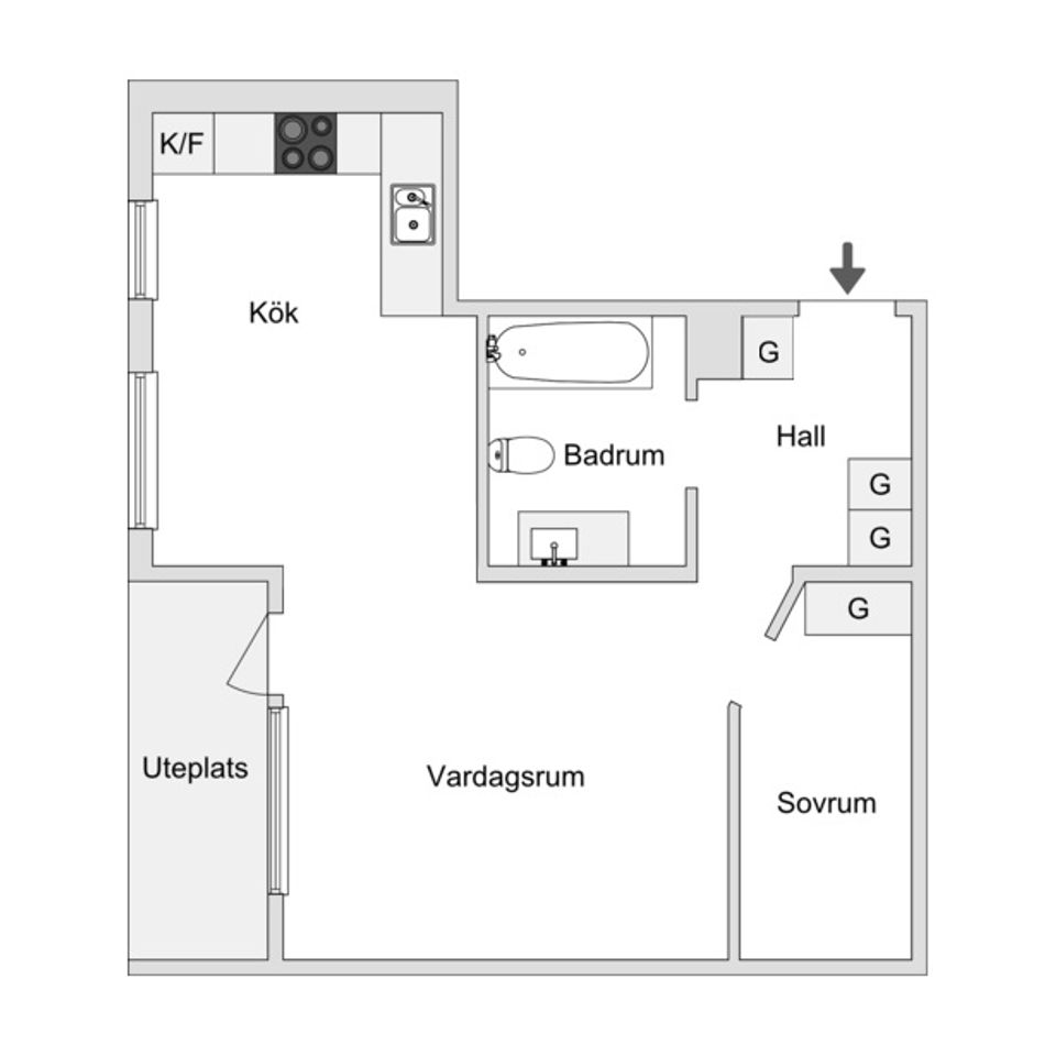 Bostadsrätt, Johan Enbergs väg 50, Stockholm