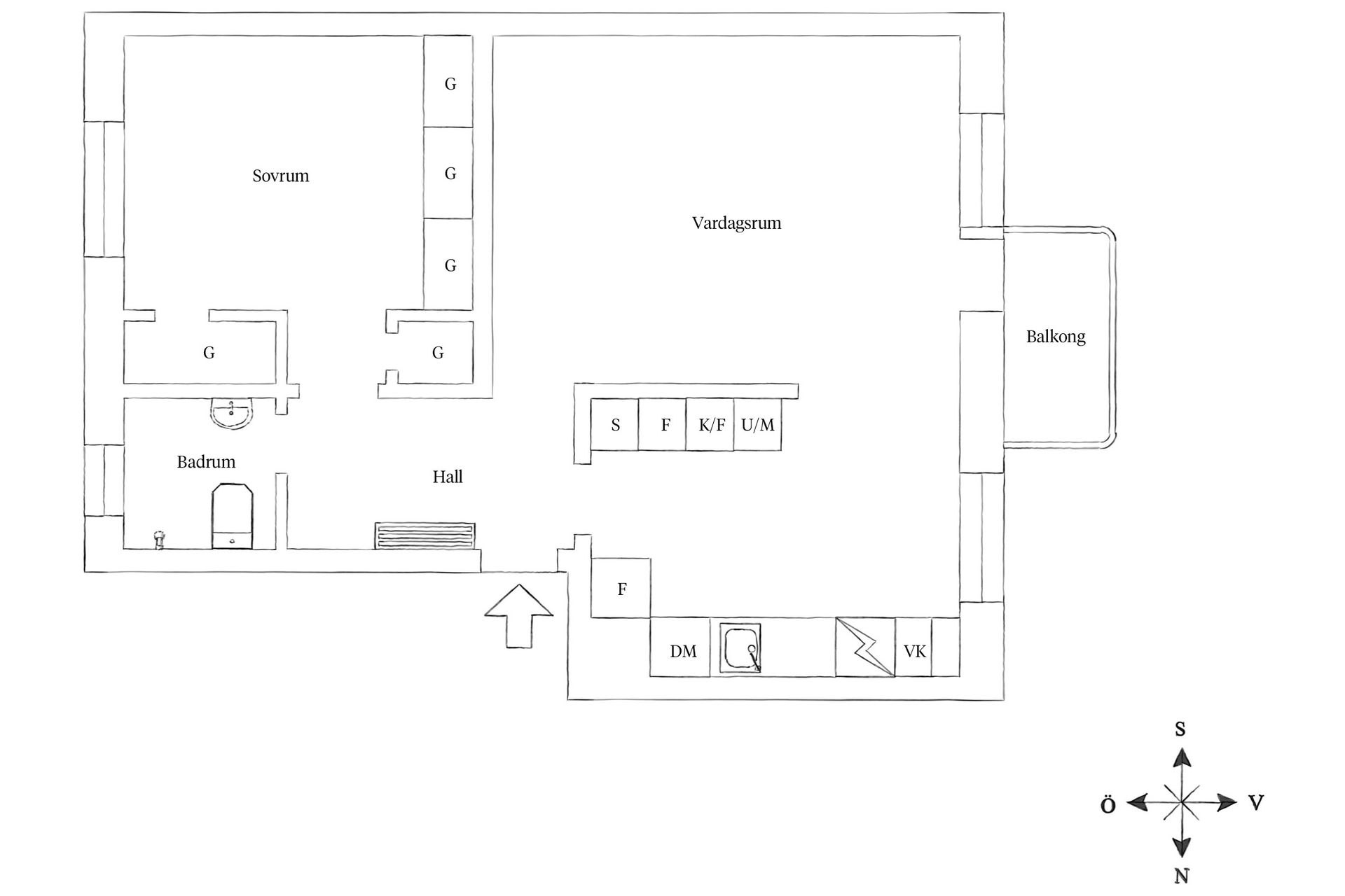 Bostadsrätt, Birkagatan 16B, Örgryte, Göteborg