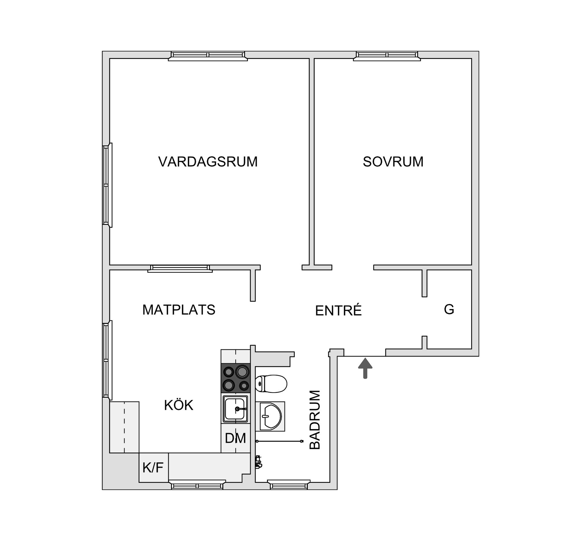 Bostadsrätt, Lillhagens sandlycka 6A, Hisings Backa, Göteborg