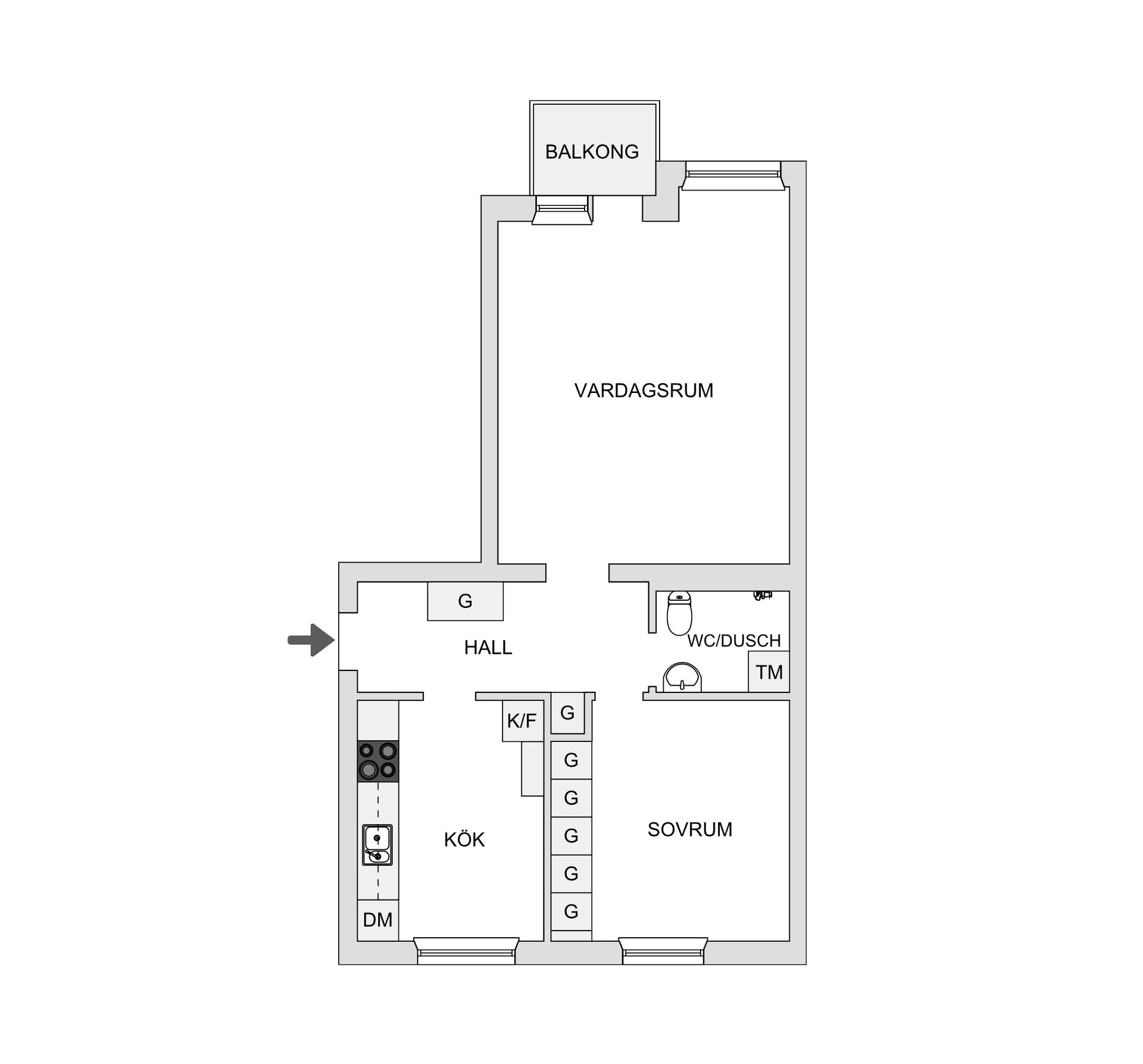 Bostadsrätt, Henrik gjutares gata 36A, Norrmalm, Skövde
