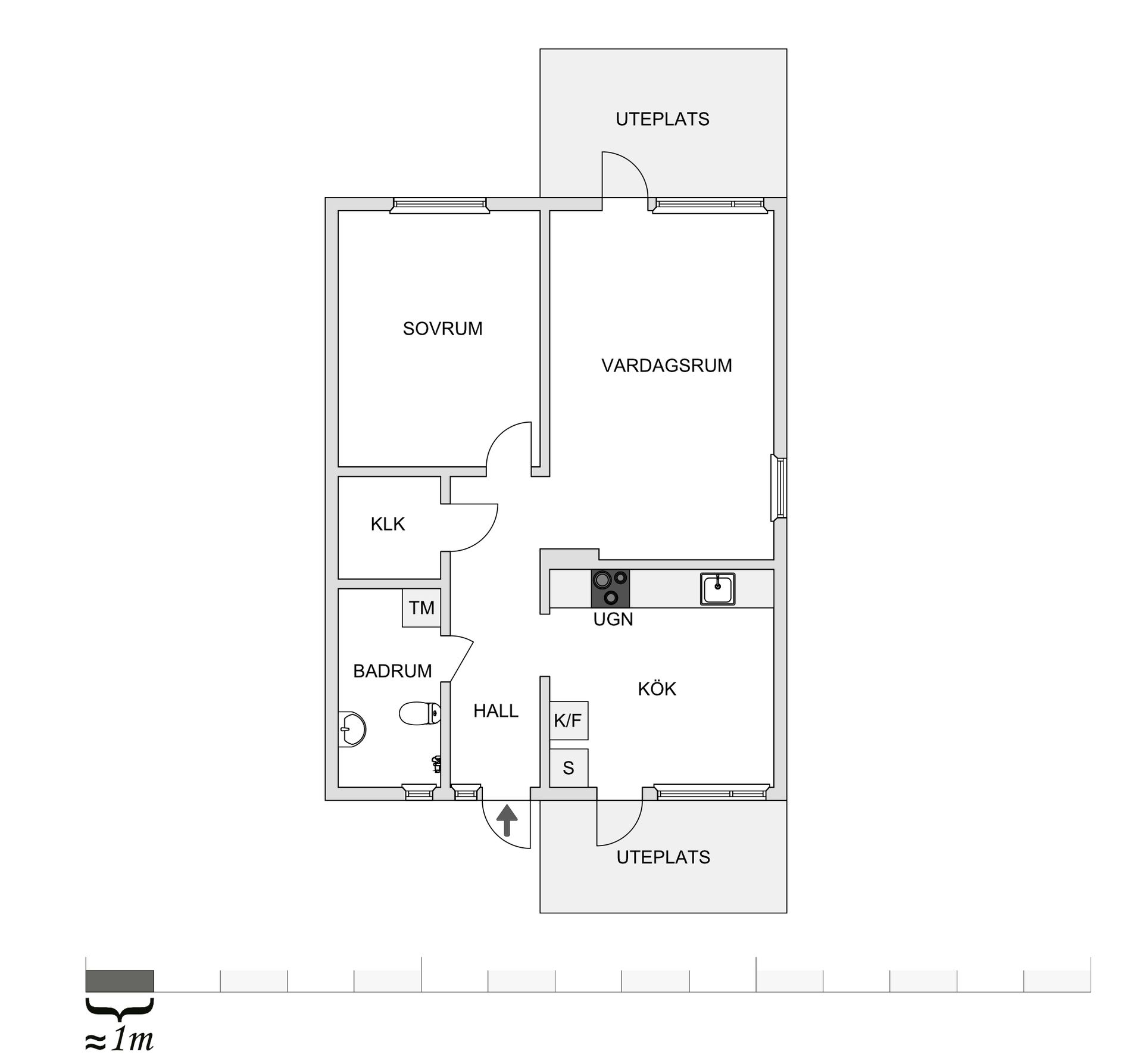 Bostadsrätt, Radhus, Bigården 174, Bigården, Lilla Edet