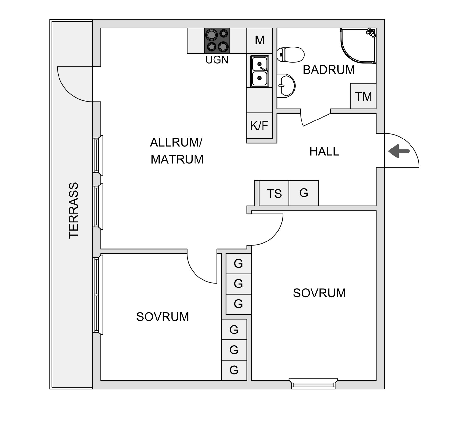 Bostadsrätt, Fritidshus, John Åkerlunds väg 8 nr 46, Hemavan/Tärnaby, Storuman