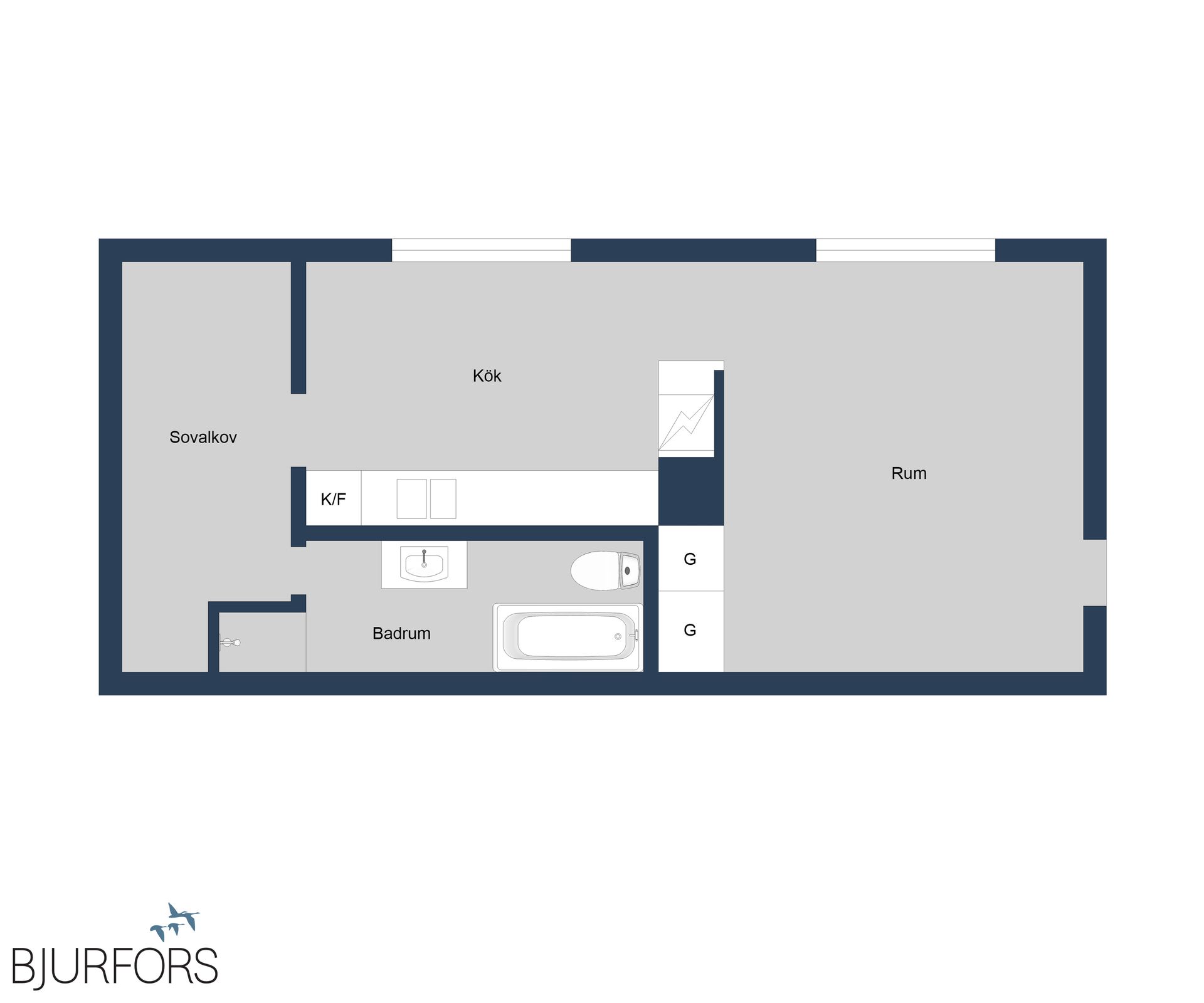 Bostadsrätt, Djurgårdsgatan 19B, Centrum, Linköping