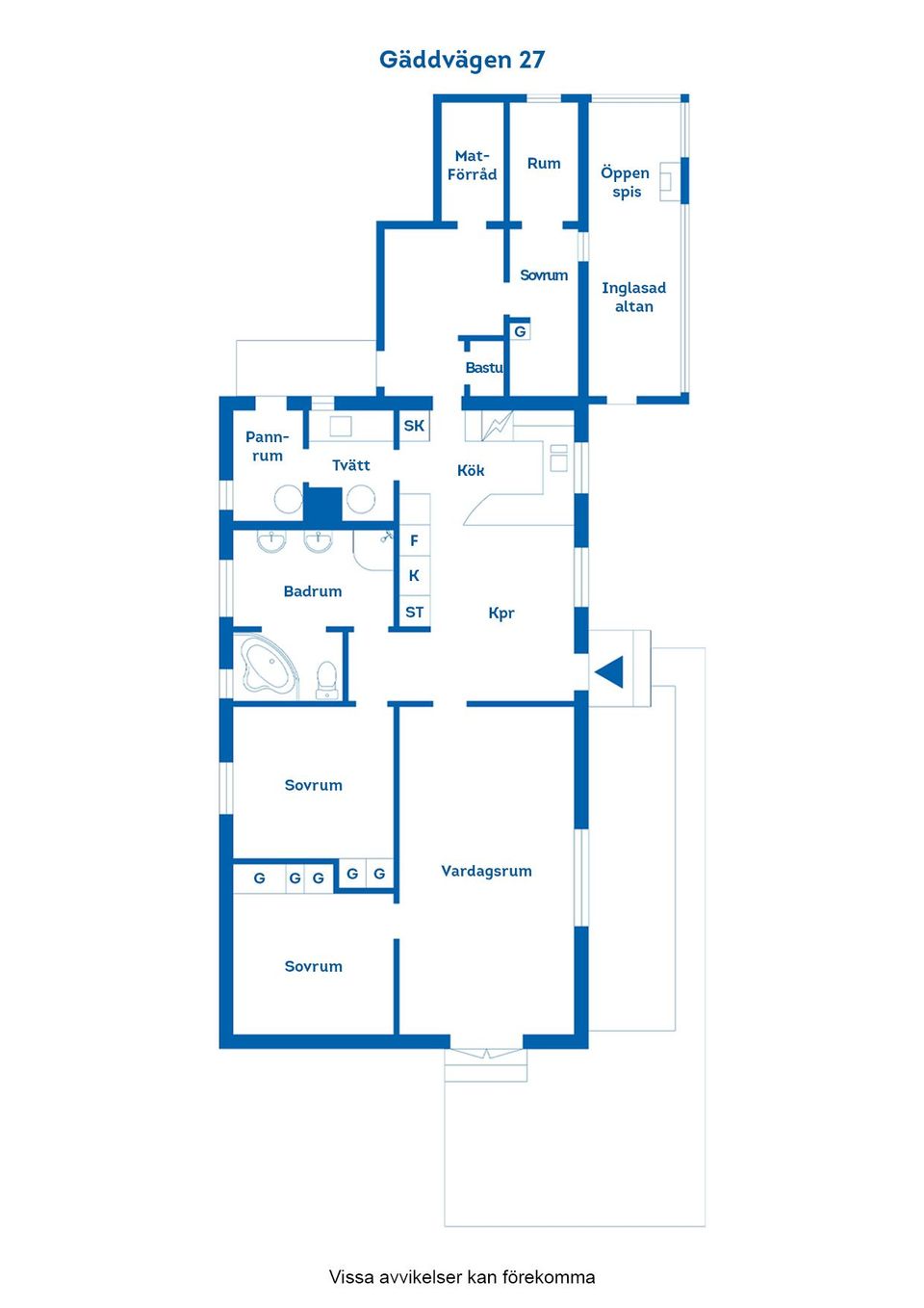 Villa, Gäddvägen 27, Eksund, Norrköping