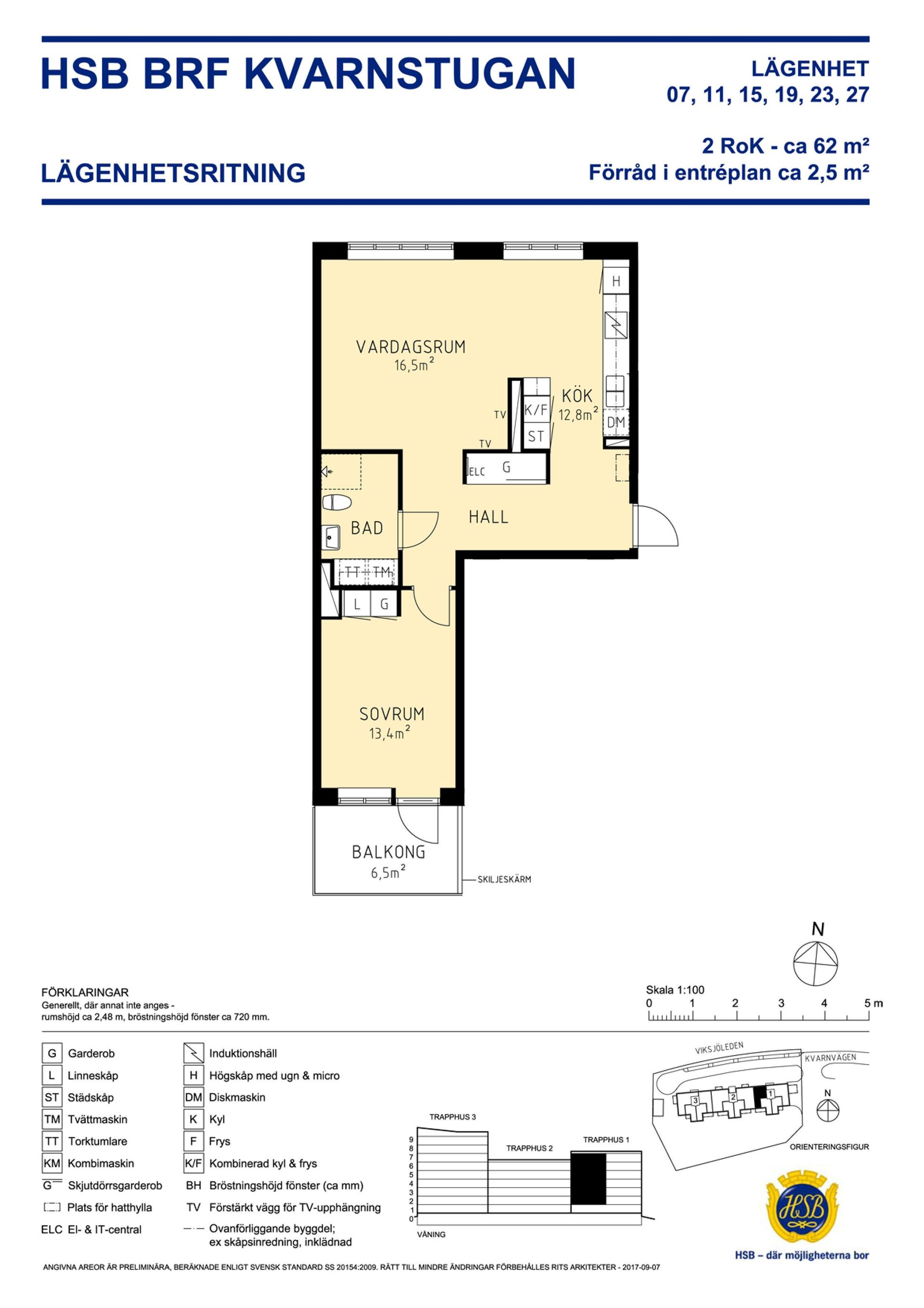 Bostadsrätt, Kvarnvägen 38C, 5tr, Jakobsberg, Järfälla