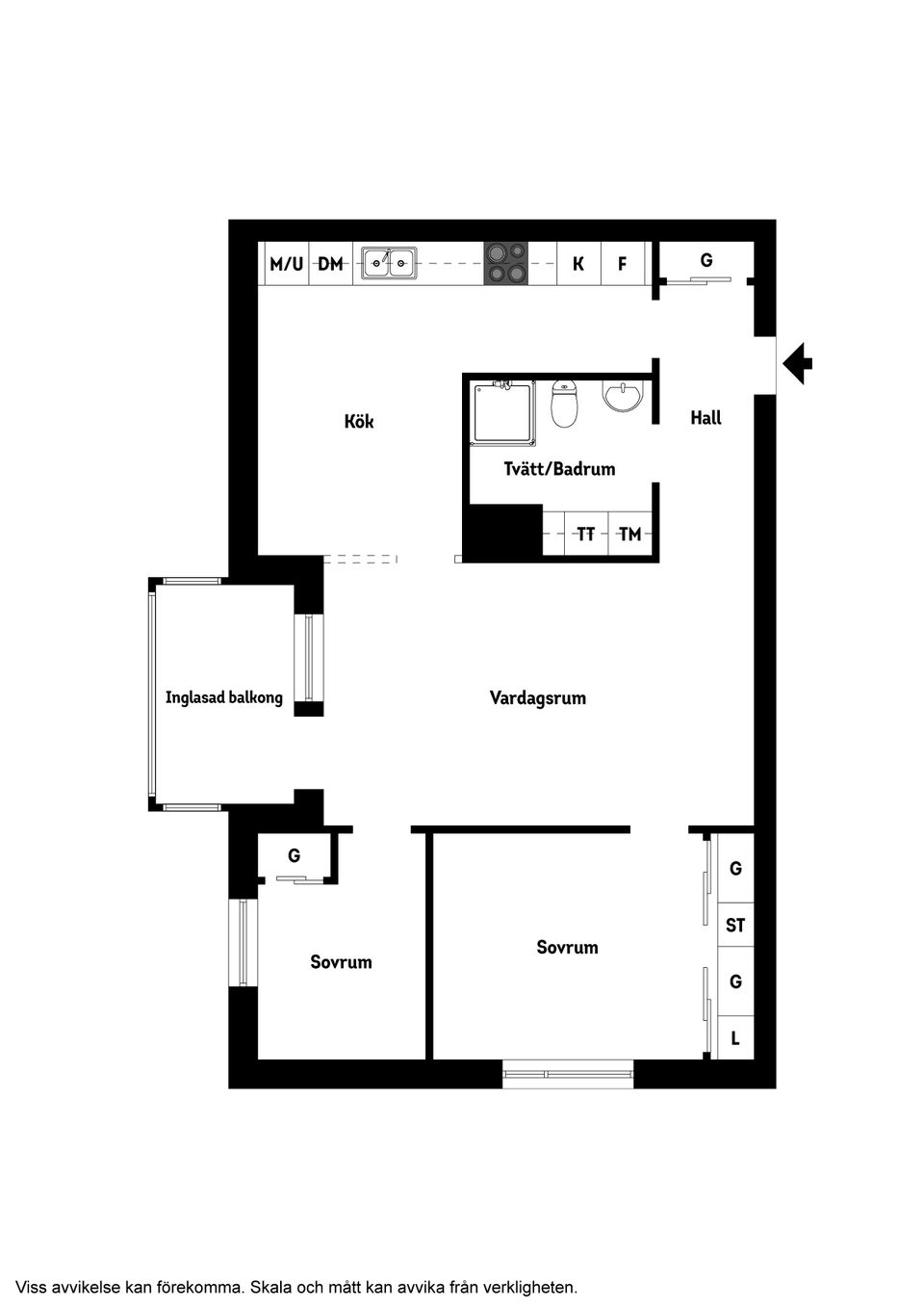 Bostadsrätt, Trollhättevägen 16B, Centralt, Kungälv