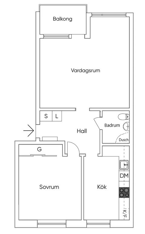 Bostadsrätt, Forshagagatan 4, Farsta, Stockholm