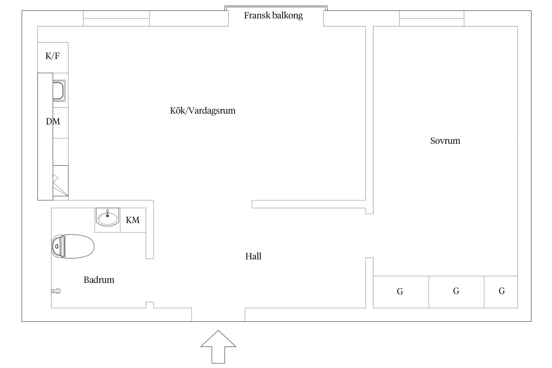 Bostadsrätt, Kratsbodavägen 50A, Bromma - Mariehäll, Stockholm