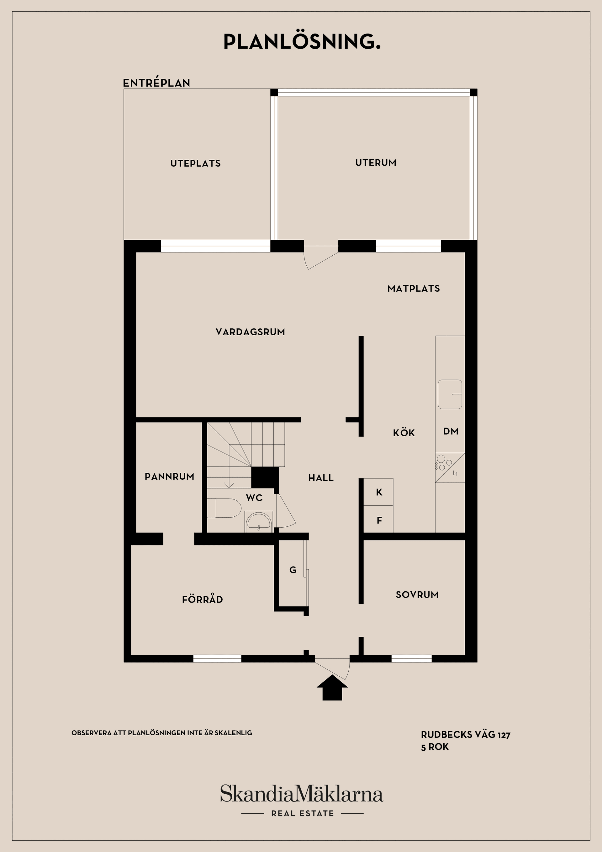 Radhus, Rudbecks väg 127, Sollentuna