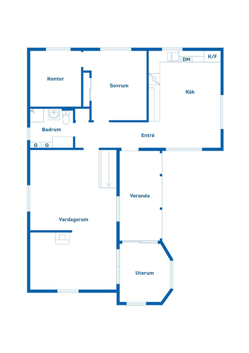 Villa, Harkskärsvägen 88, Harkskär, Gävle