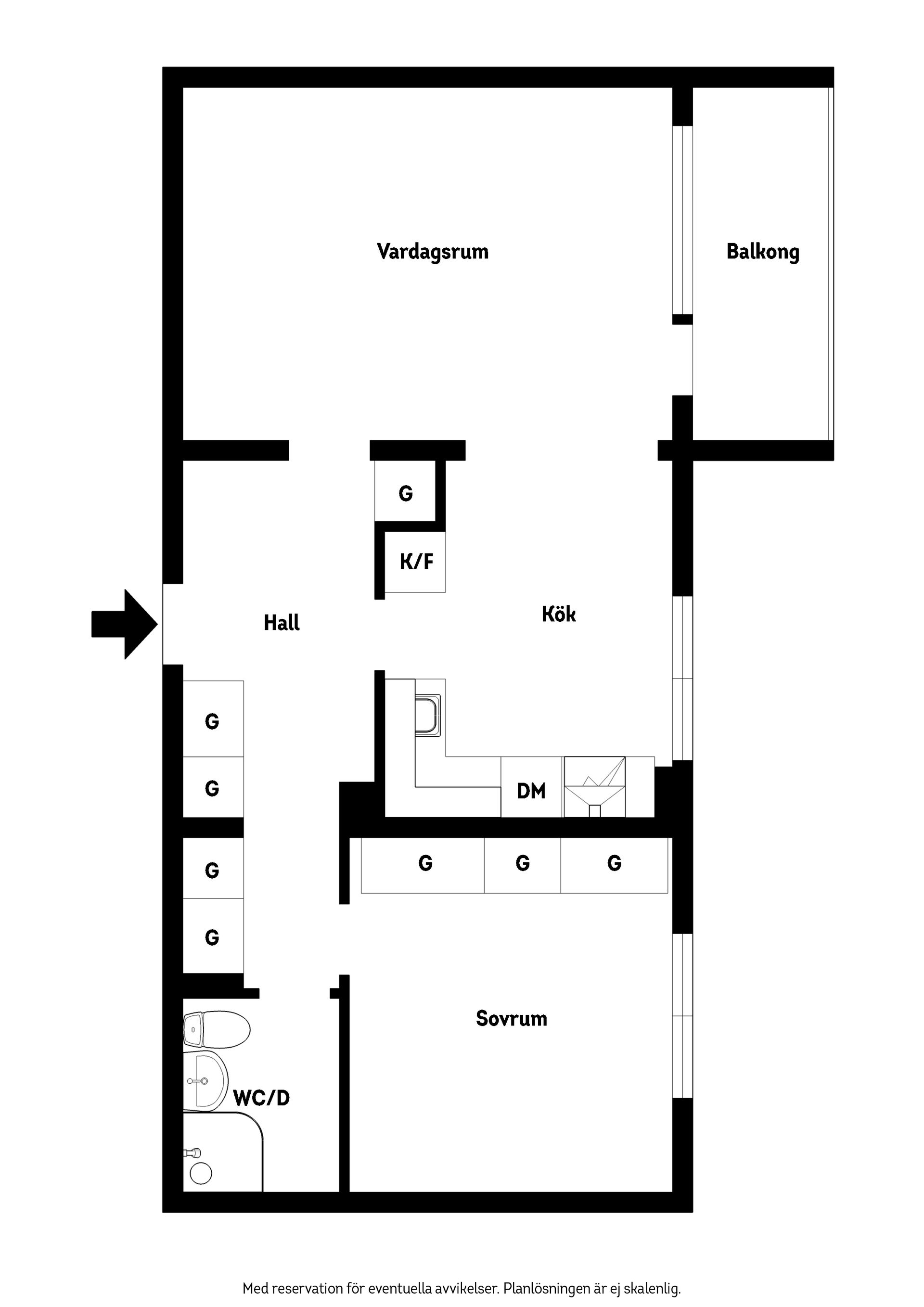 Bostadsrätt, Runslingan 6A, Linero, Lund