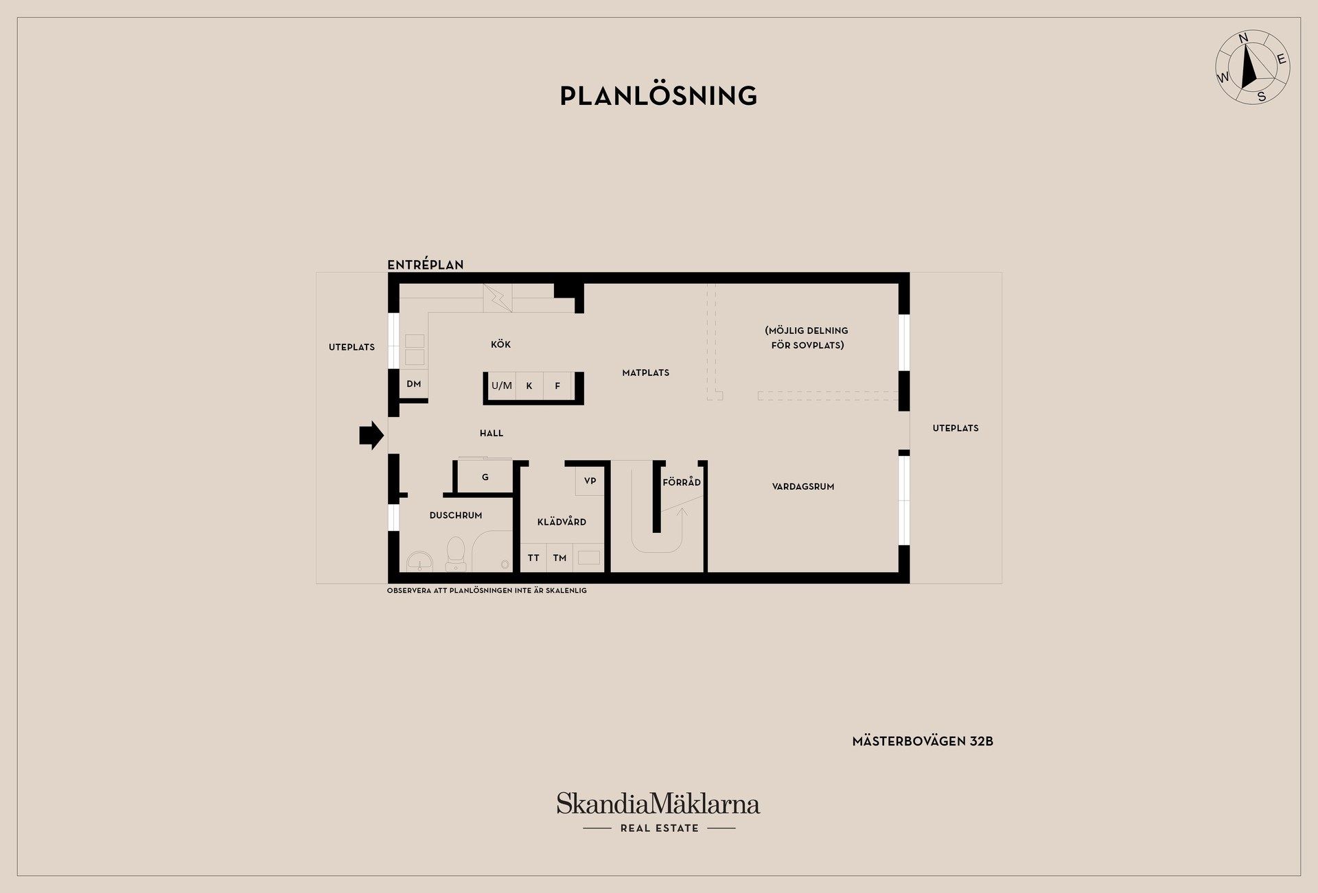 Radhus, Mästerbovägen 32B, Södra Freberga, Motala