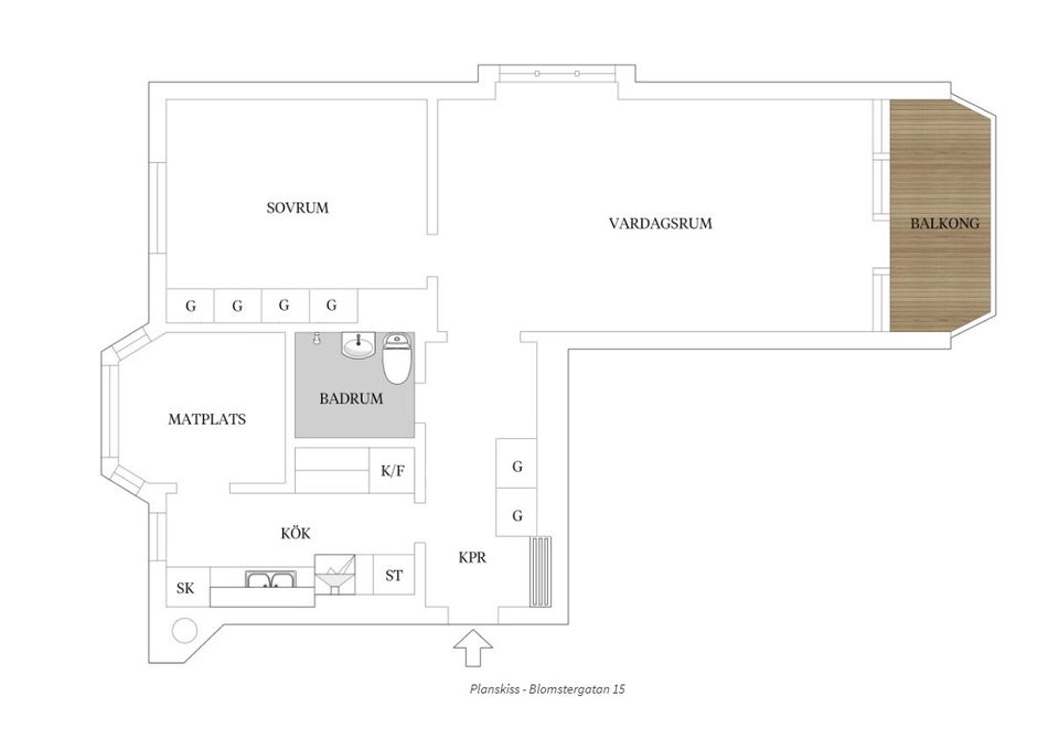 Bostadsrätt, Blomstergatan 15, Gideonsberg, Västerås
