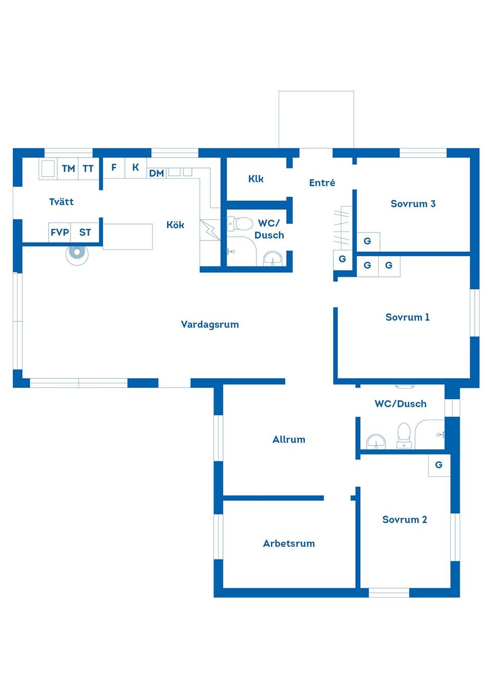 Villa, Karlsarvet Hampus väg 2, Karlsarvet, Leksand