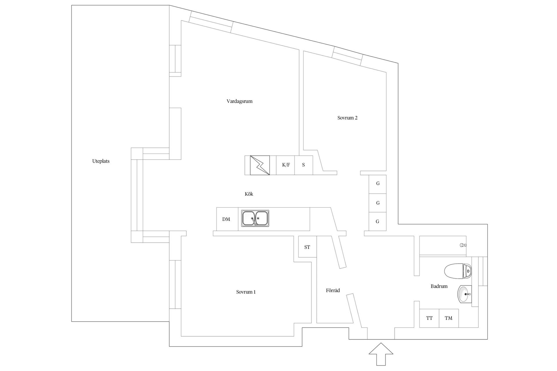 Bostadsrätt, Turbinvägen 6, Järla Sjö, Nacka