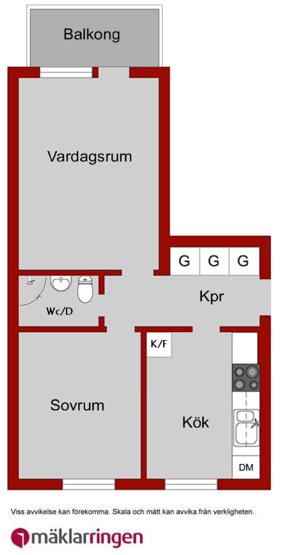 Bostadsrätt, Torkelsgatan 24 C, Centrum/Höganäs, Uppsala