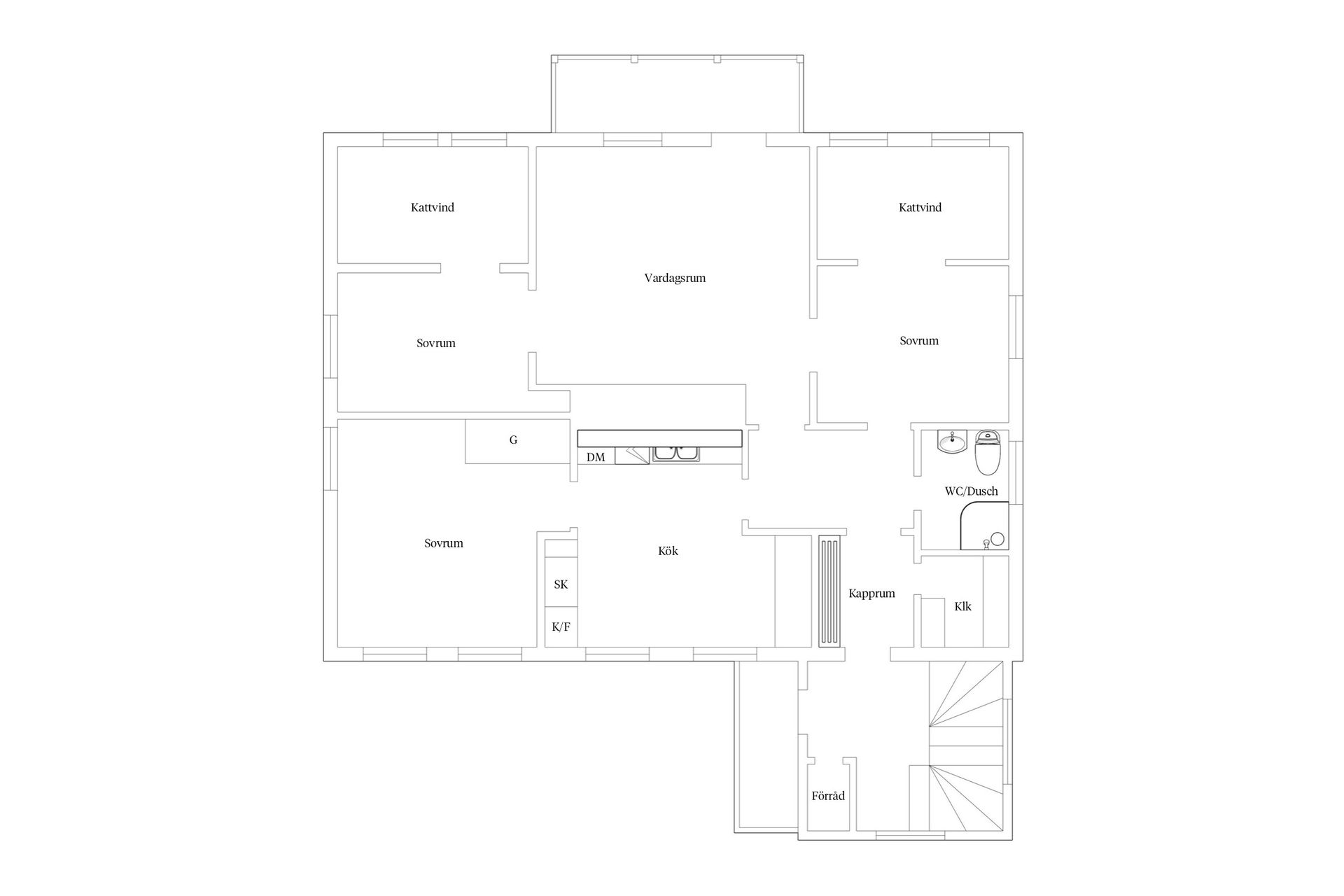 Villa, Tingsgatan 2A & 2B, Odenslund, Östersund