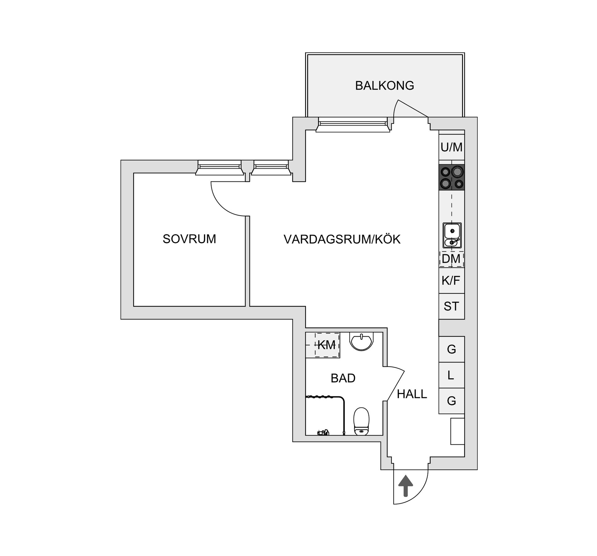 Bostadsrätt, Wilhelm Kåges gata 3, Gustavsberg Porslinskvarteren, Värmdö