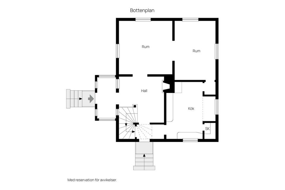 Villa, Bergfotsvägen 8, Högliden, Hudiksvall