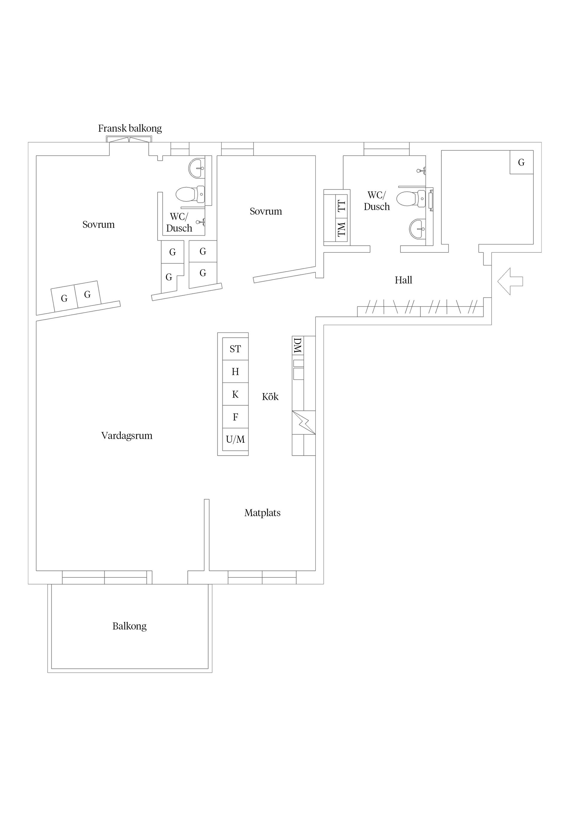 Bostadsrätt, Norbyvägen 46E, Norby, Uppsala