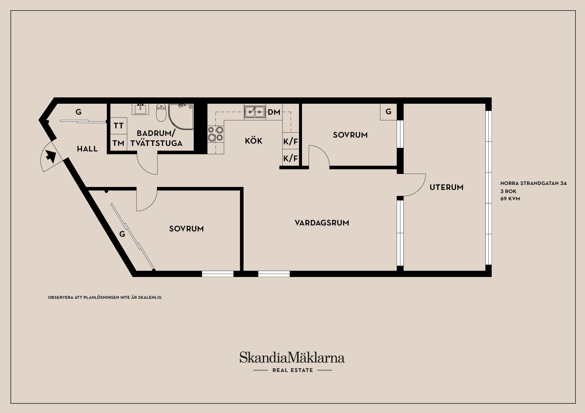 Bostadsrätt, Norra Strandgatan 3A, Ulricehamn