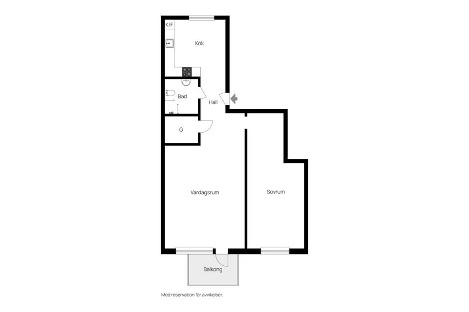 Bostadsrätt, Hesekillegatan 21, Trelleborg