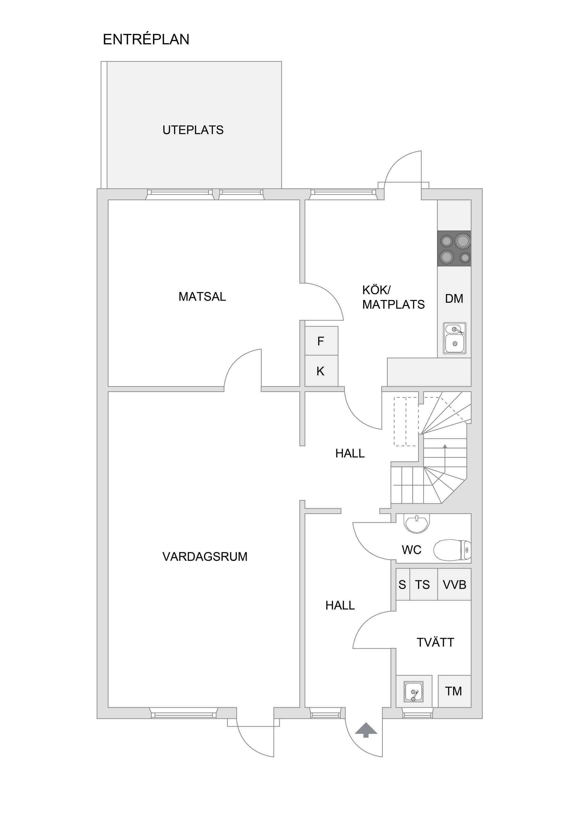 Villa, Radhus, Högbyvägen 89, Viksjö, Järfälla