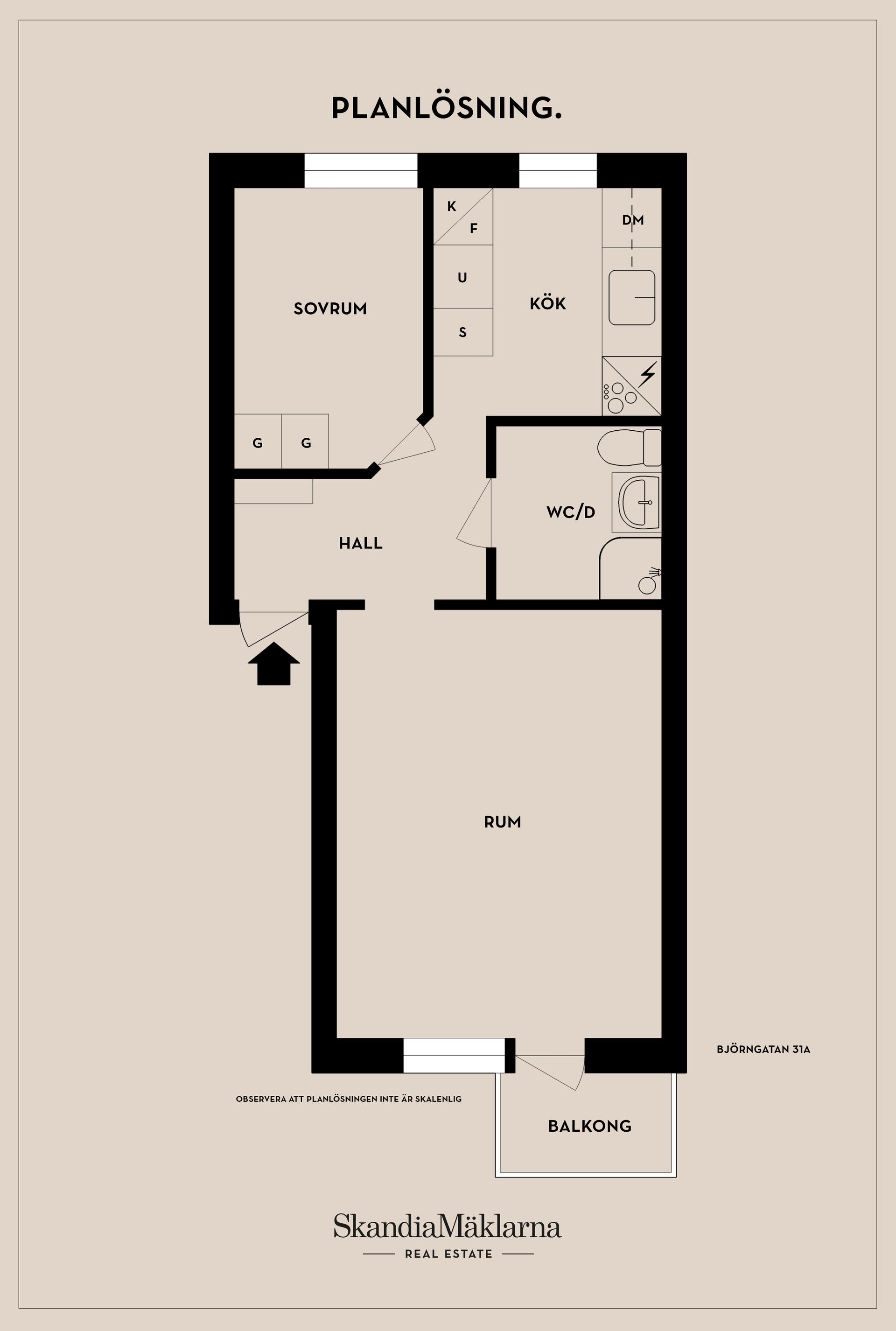 Bostadsrätt, Björngatan 31A, Jönköping
