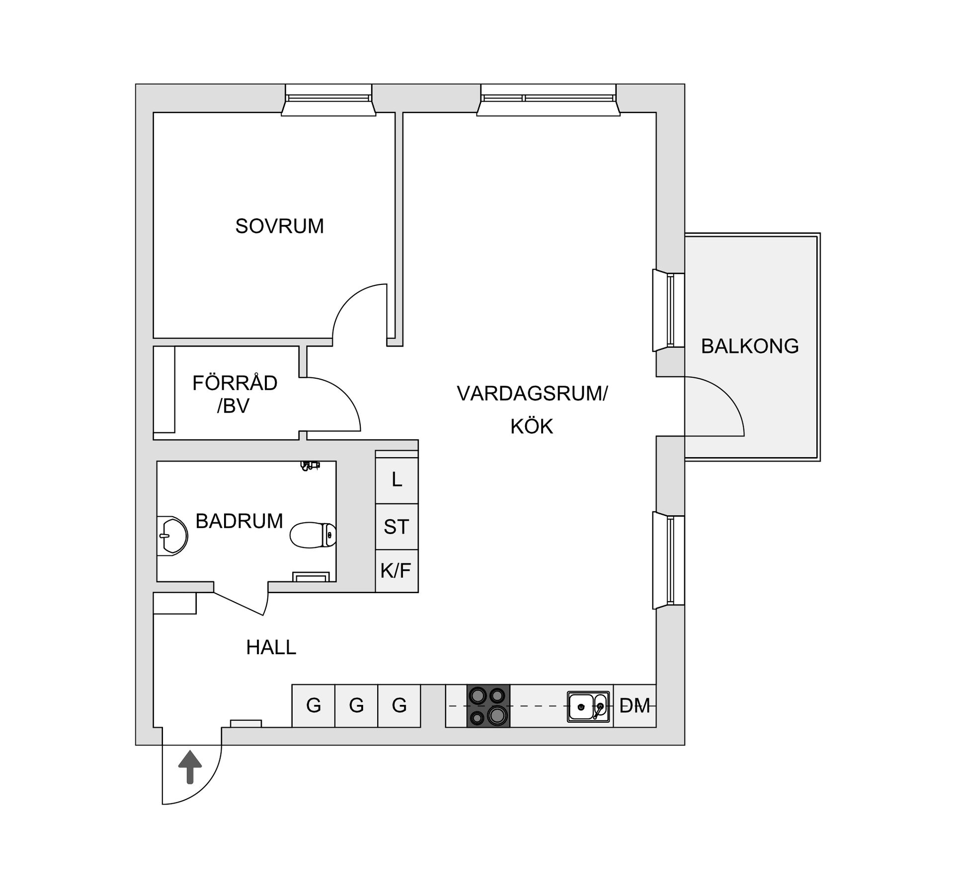 Bostadsrätt, Valsta gårdsväg 4, Märsta, Sigtuna