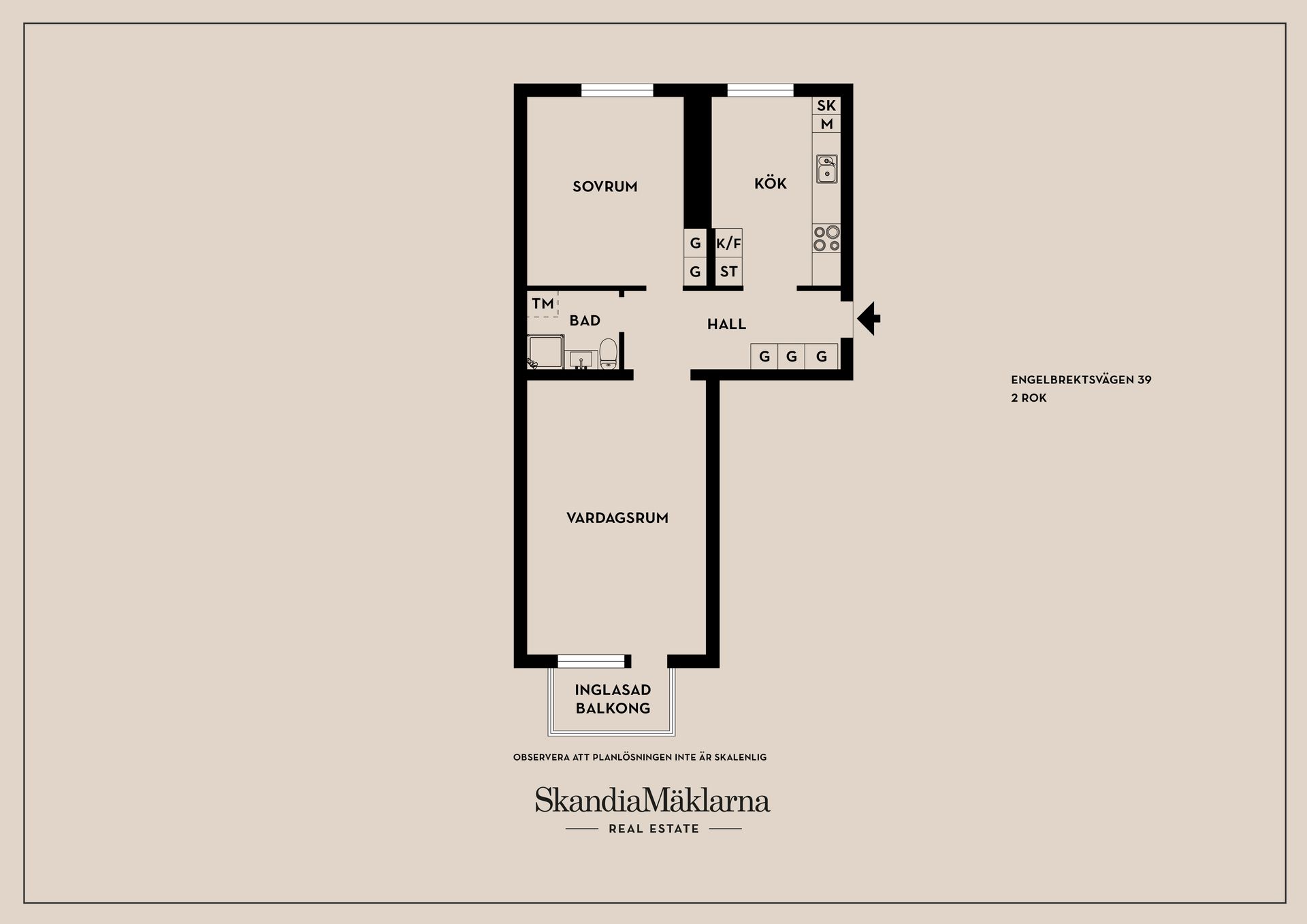 Bostadsrätt, Engelbrektsvägen 39, Jakobsberg, Järfälla