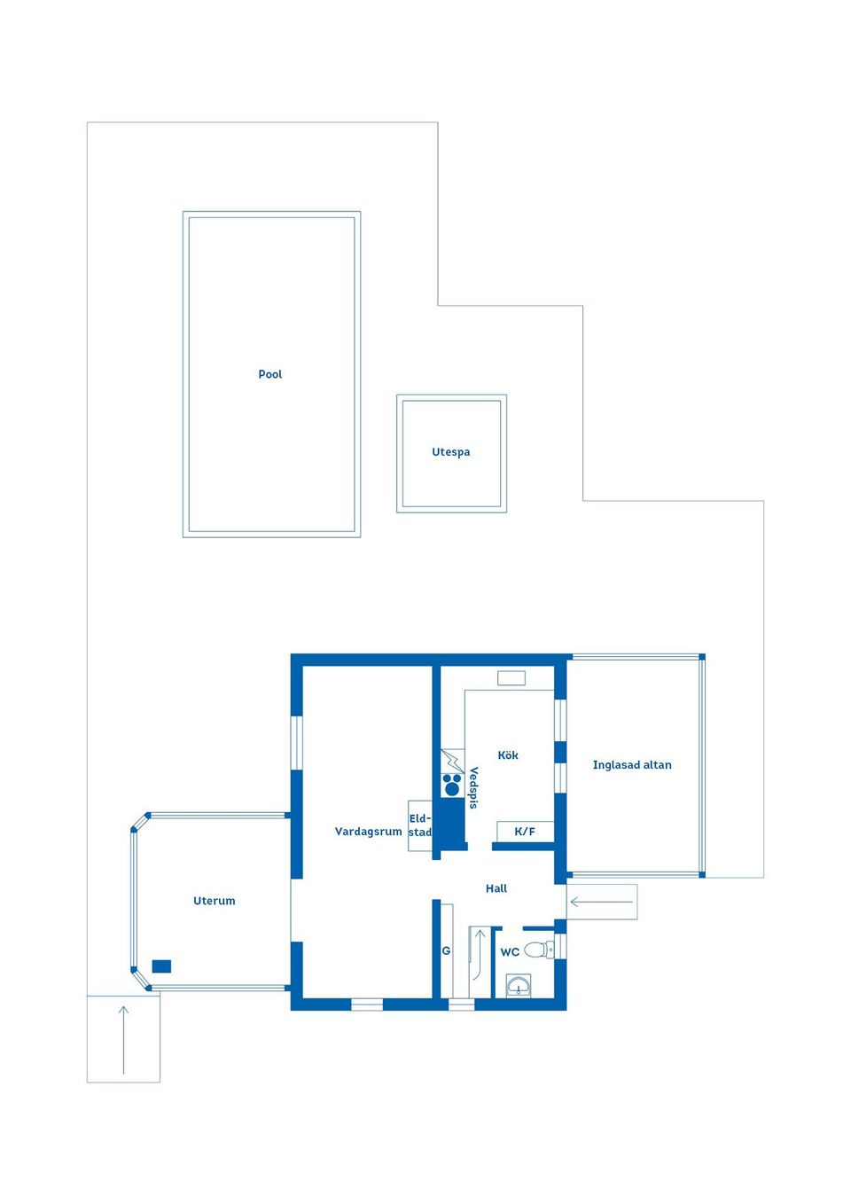 Villa, Smedjebacken 9, Lyckeby, Karlskrona