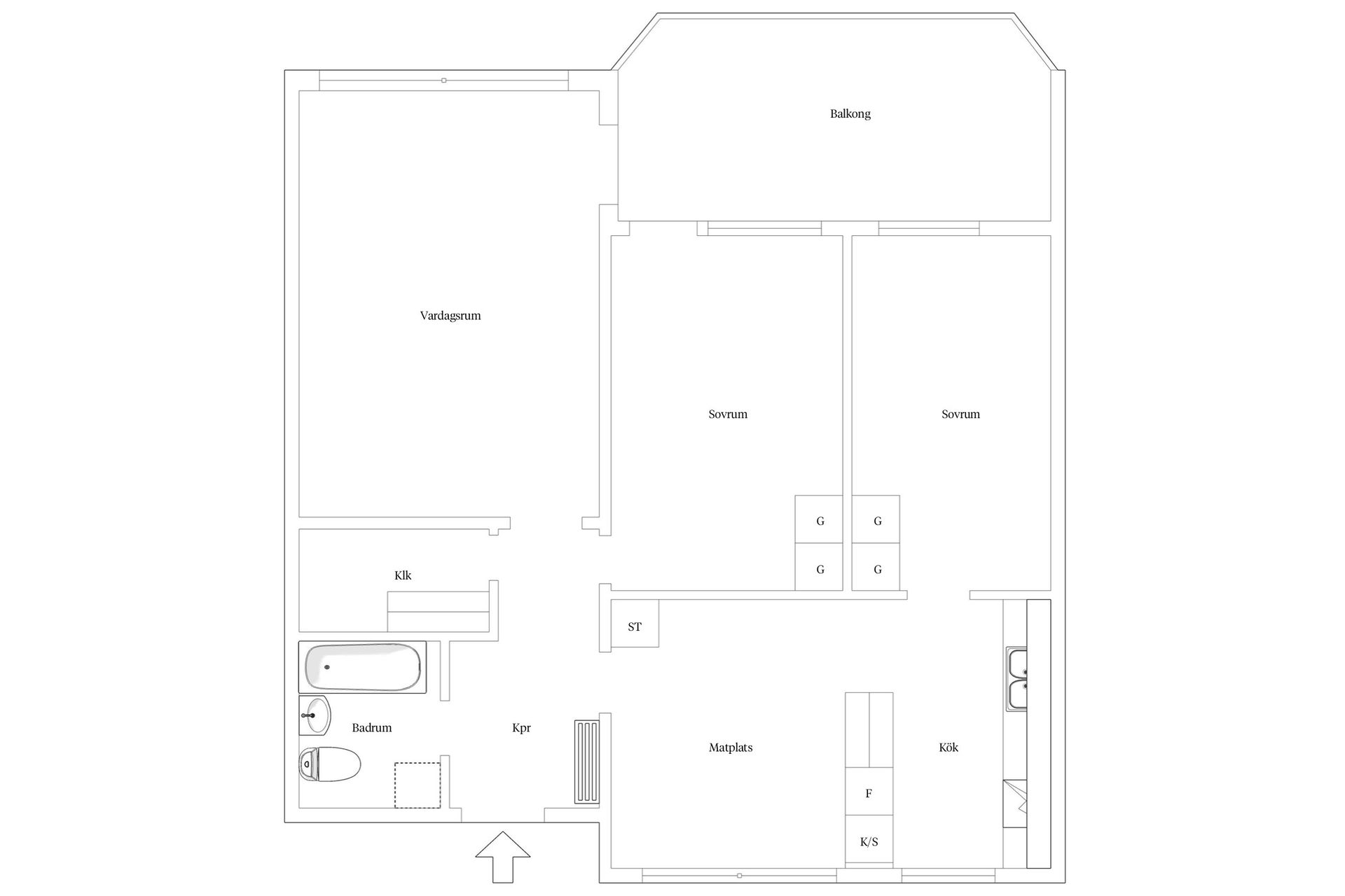 Bostadsrätt, Sockengatan 28B, Rosengården, Helsingborg