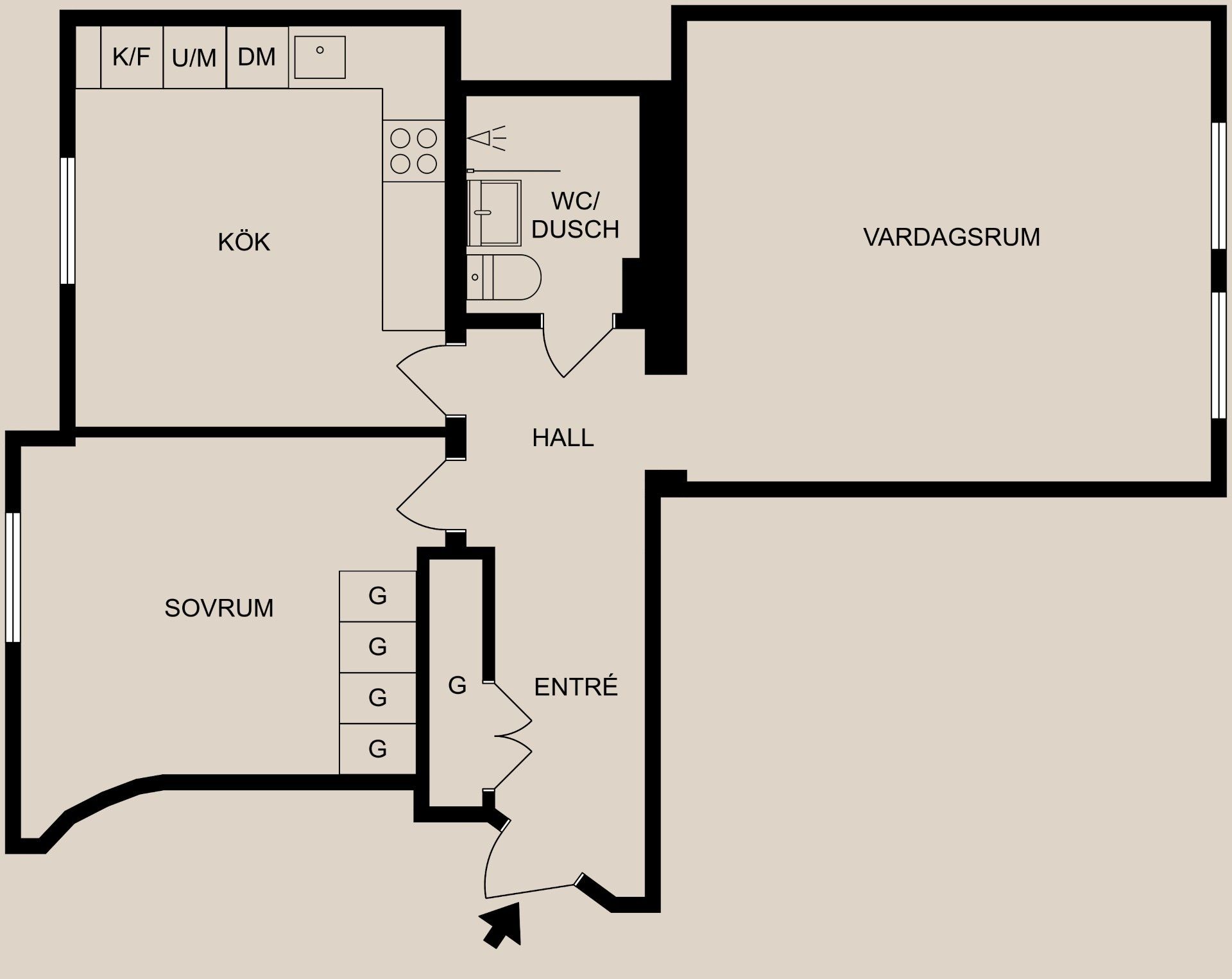 Bostadsrätt, Skiljegatan 6, Centralt, Norrköping