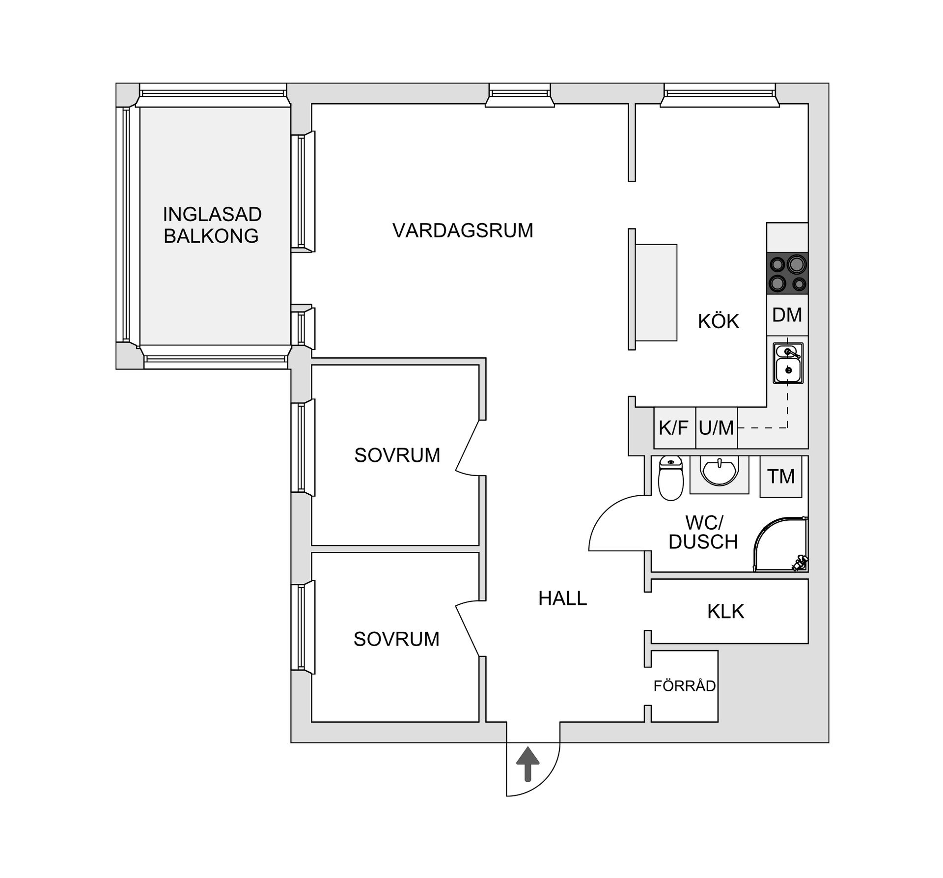 Bostadsrätt, Hagagatan 24B, Centrala Kil, Kil