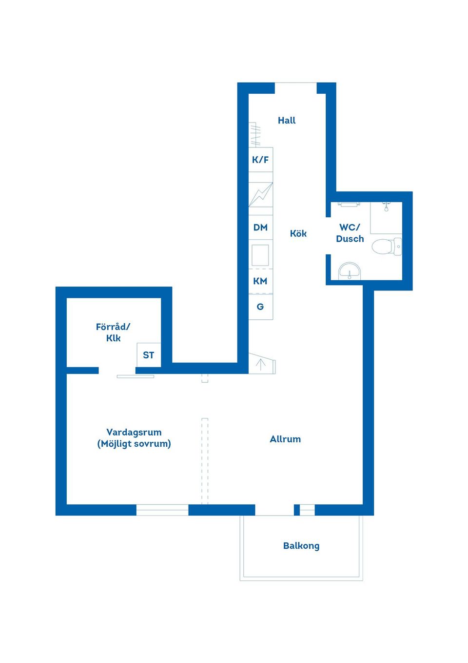 Bostadsrätt, Arkitekturgränd 11G, lgh 11, Vallastaden , Linköping